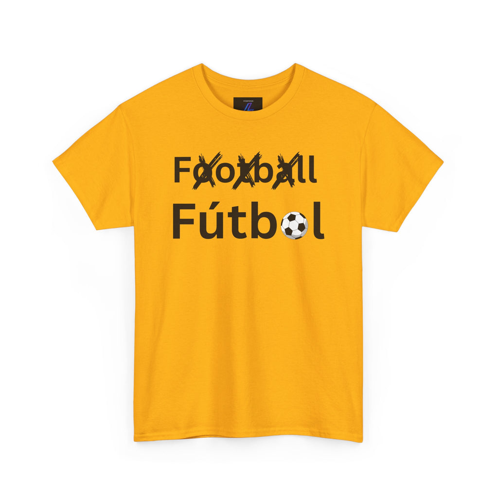 Football Futbol Tee | Soccer Text Graphic, Bilingual Soccer Shirt
