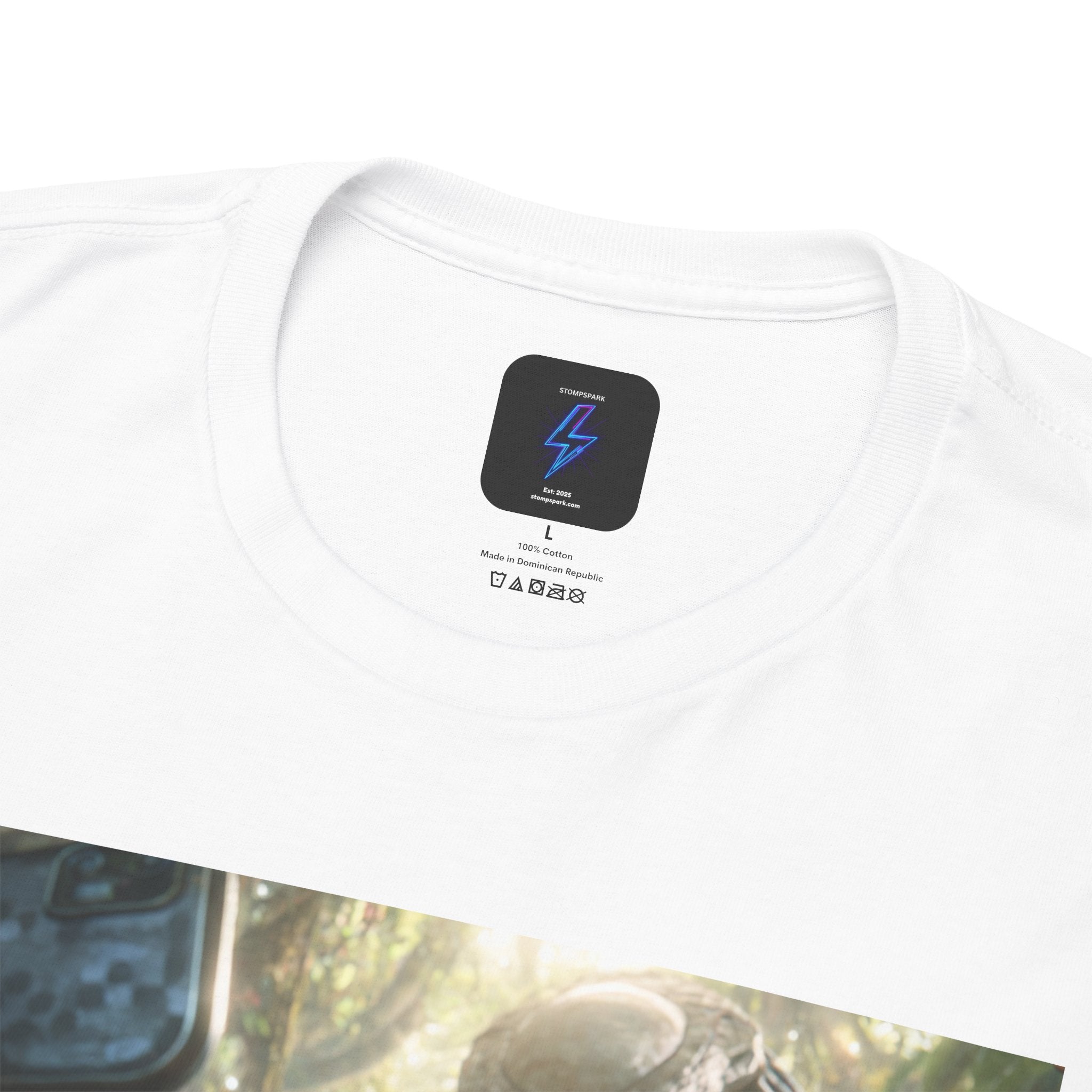 Cat Selfie with Monster Tee | Fantasy Creature Forest Shirt