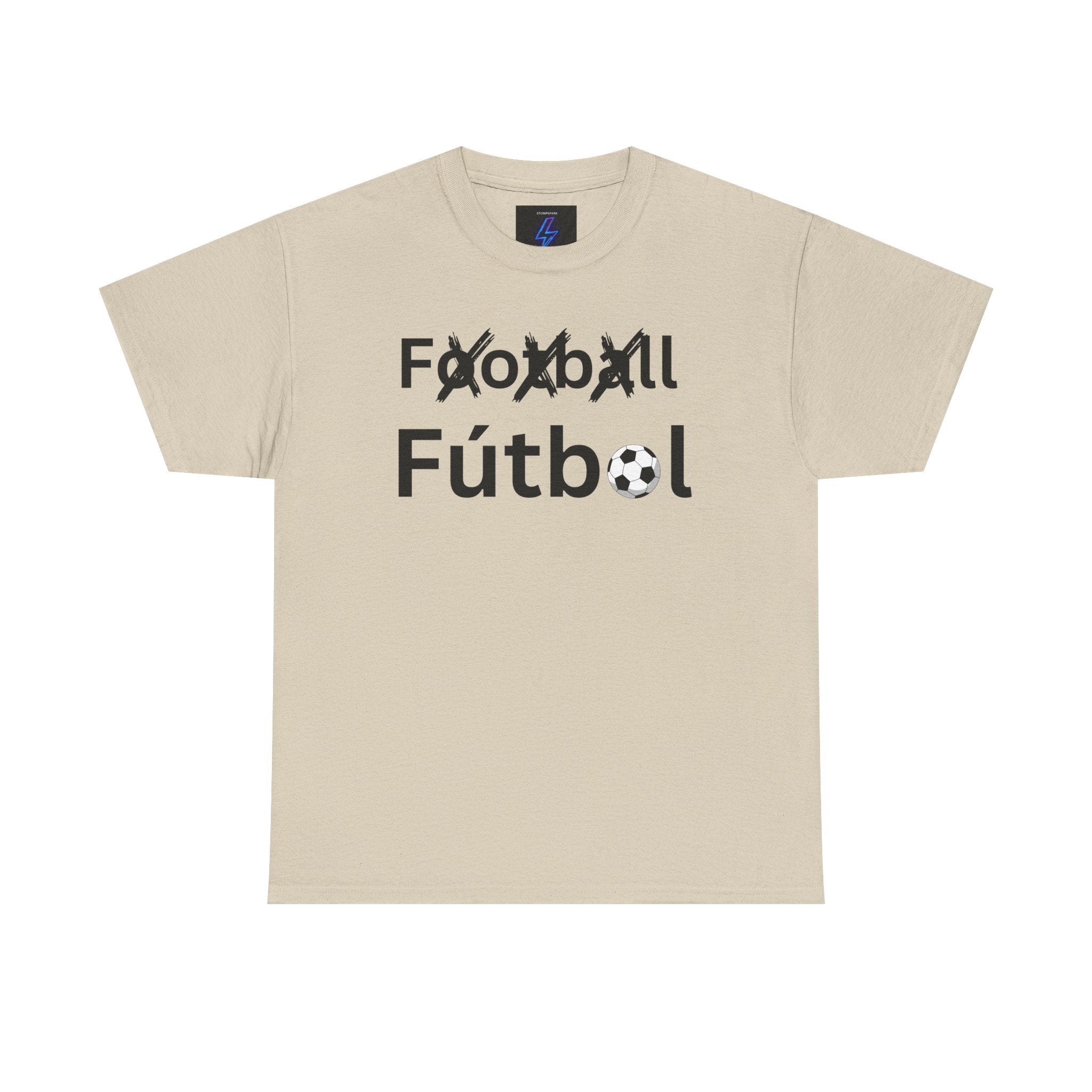 Football Futbol Tee | Soccer Text Graphic, Bilingual Soccer Shirt