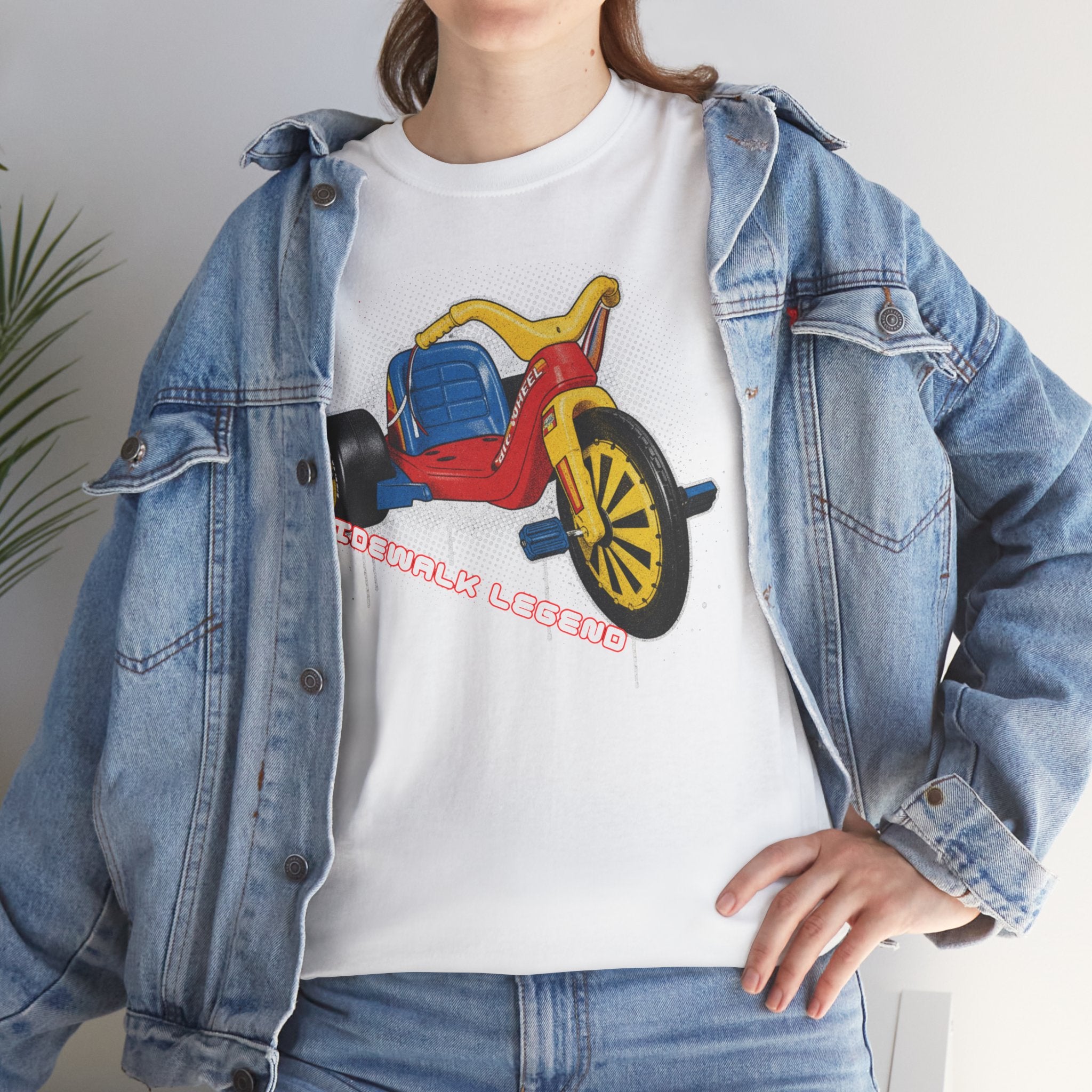 80's Tricycle Ride Graphic Tee — Retro Trike Illustration Shirt - Sidewalk Legend
