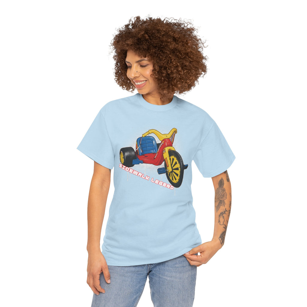 80's Tricycle Ride Graphic Tee — Retro Trike Illustration Shirt - Sidewalk Legend