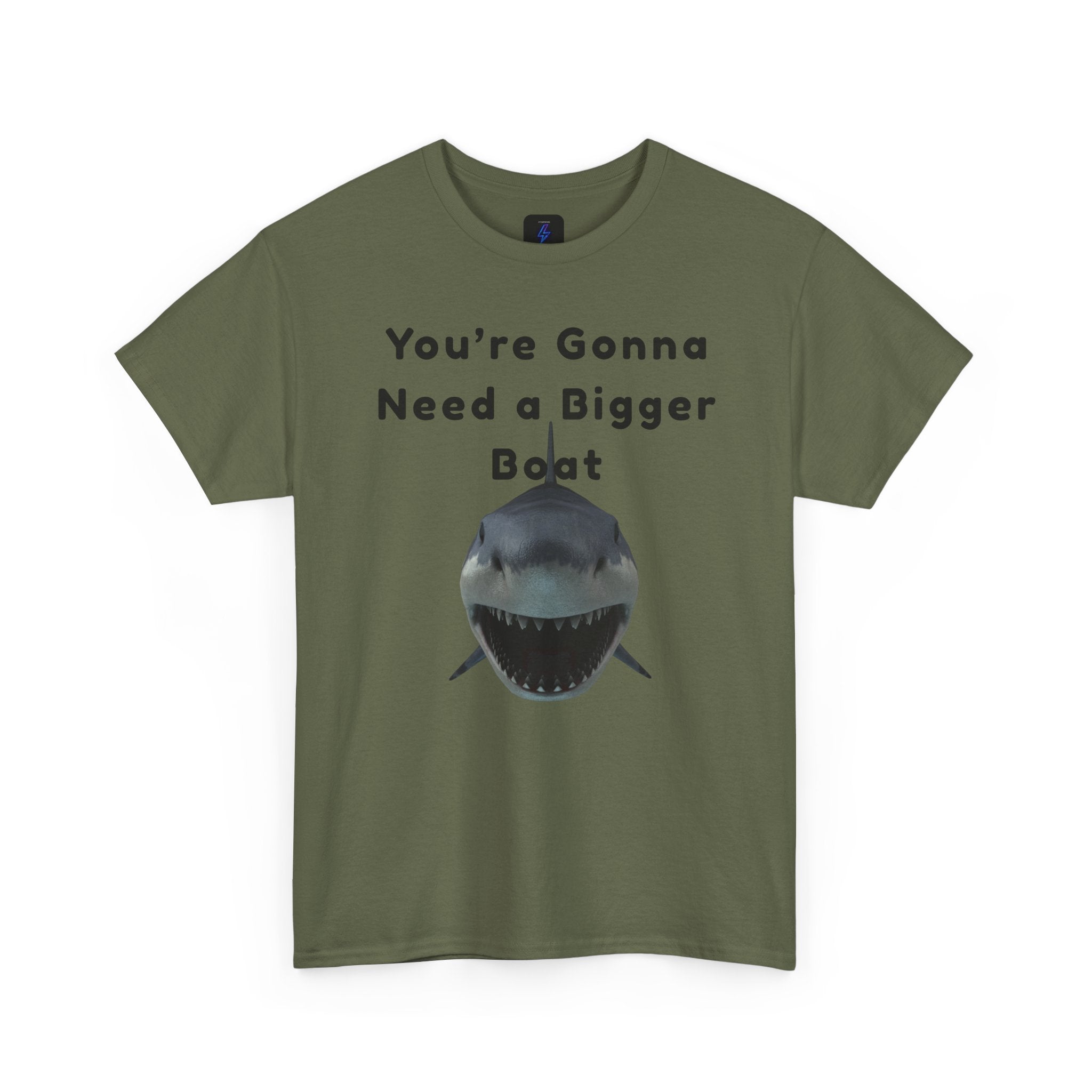 Shark Graphic Tee — "You're Gonna Need a Bigger Boat" Casual T-Shirt 80's Movie Qoutes