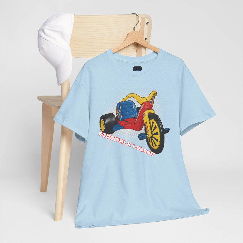 80's Tricycle Ride Graphic Tee — Retro Trike Illustration Shirt - Sidewalk Legend