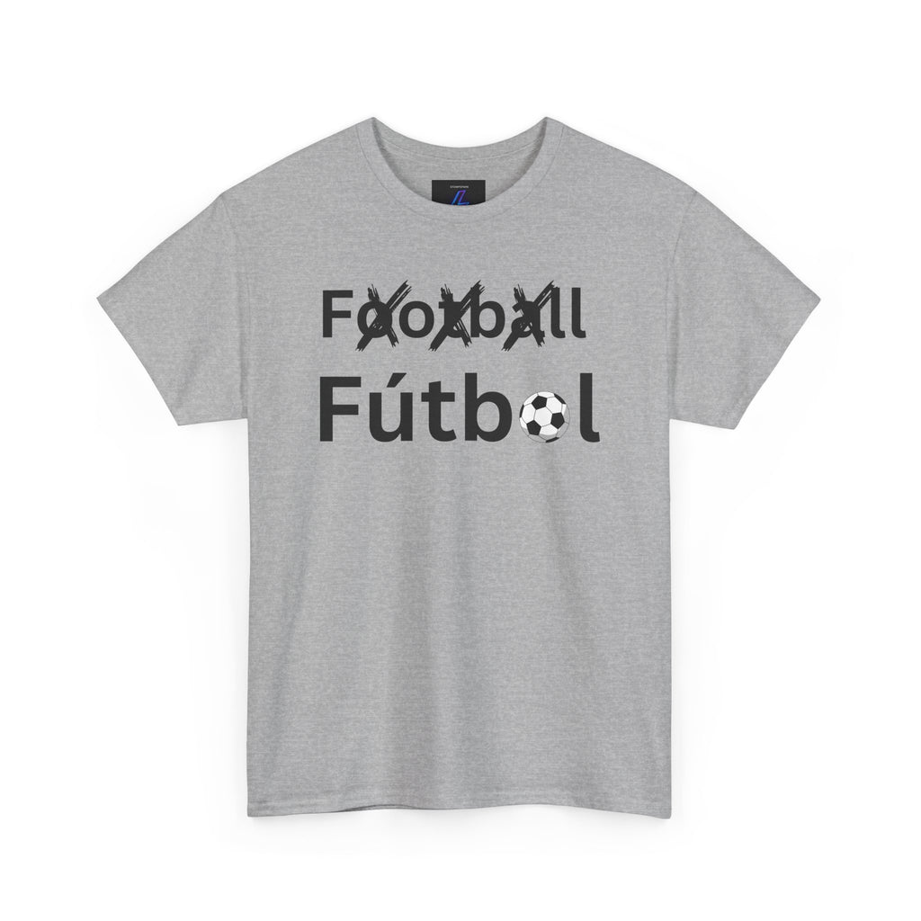 Football Futbol Tee | Soccer Text Graphic, Bilingual Soccer Shirt