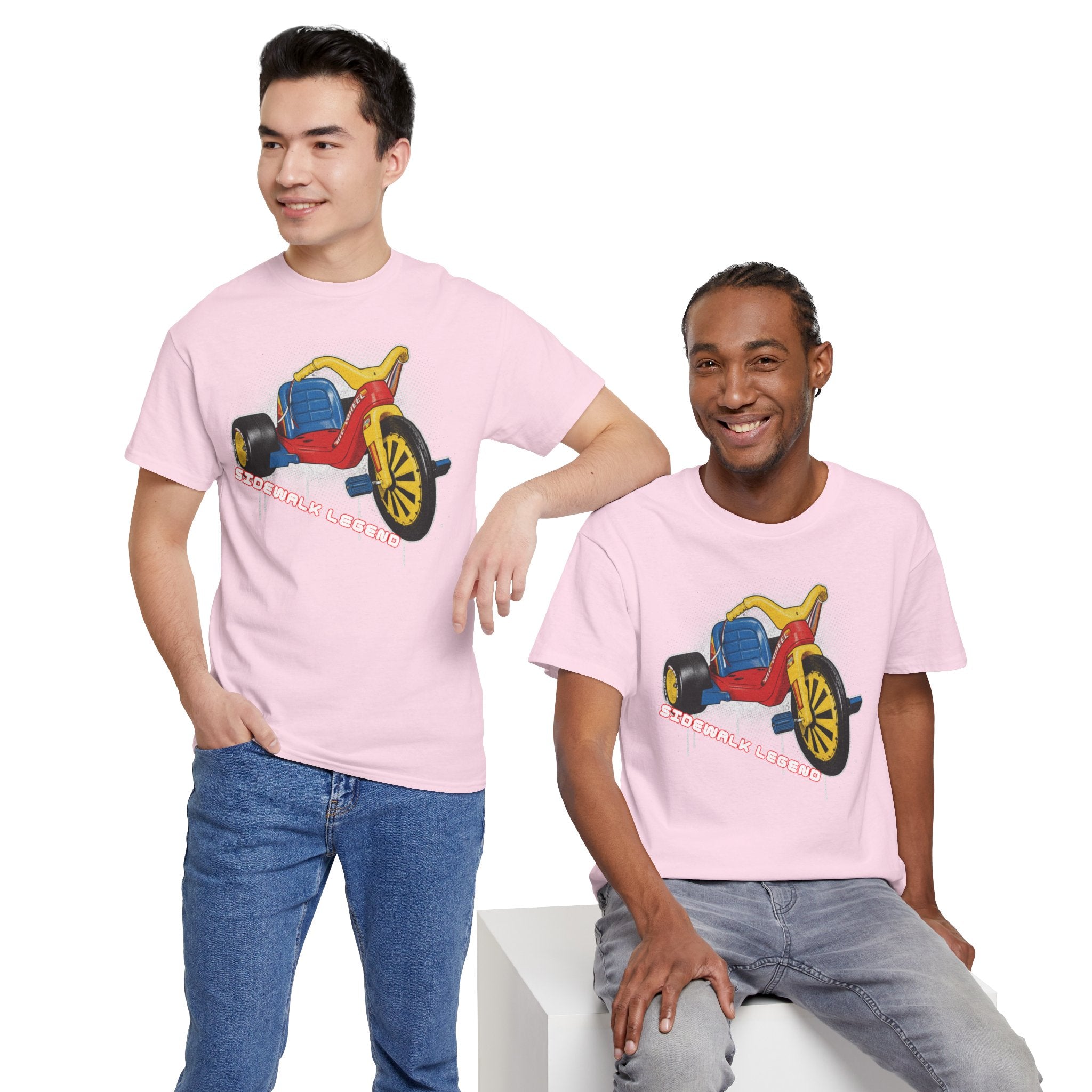 80's Tricycle Ride Graphic Tee — Retro Trike Illustration Shirt - Sidewalk Legend