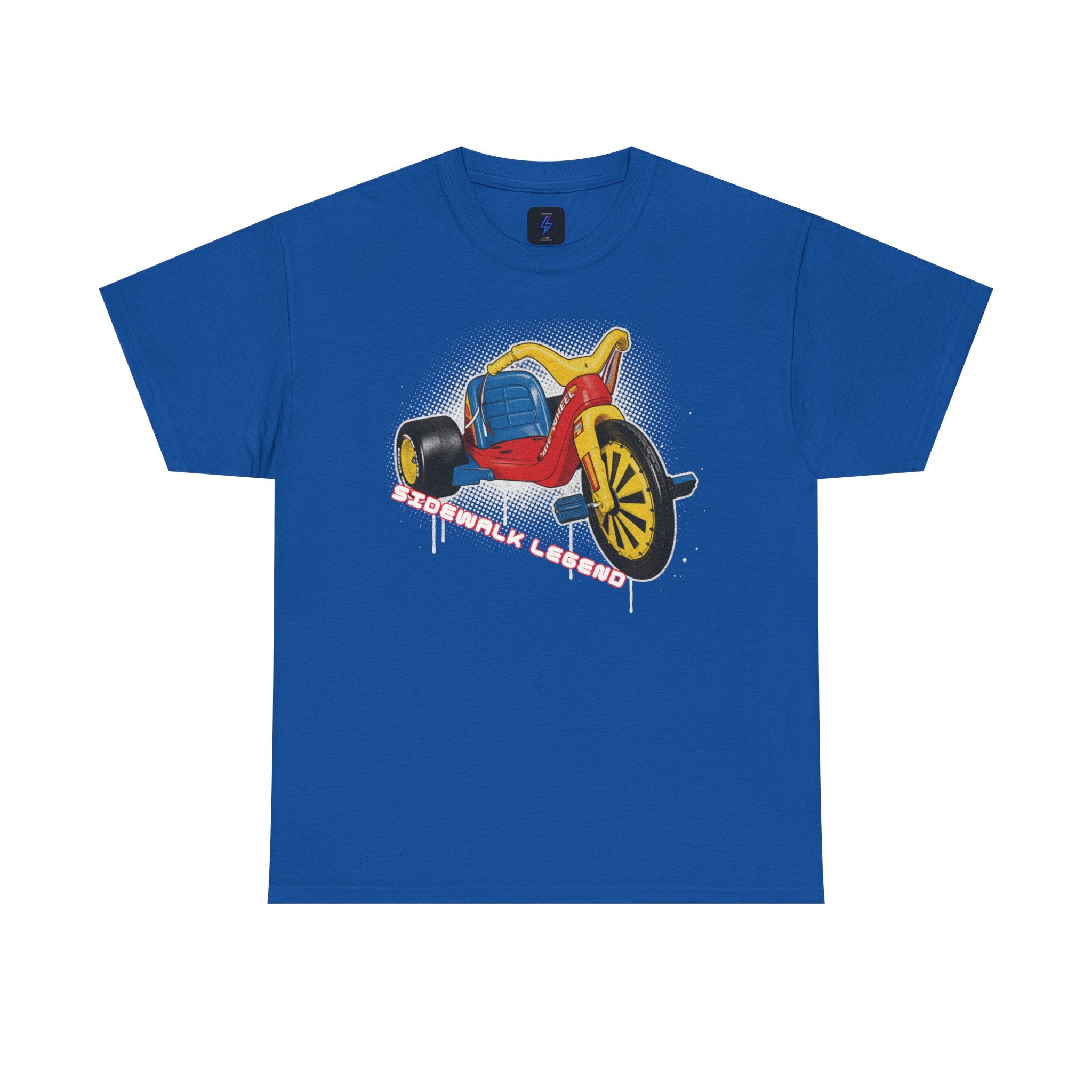 80's Tricycle Ride Graphic Tee — Retro Trike Illustration Shirt - Sidewalk Legend