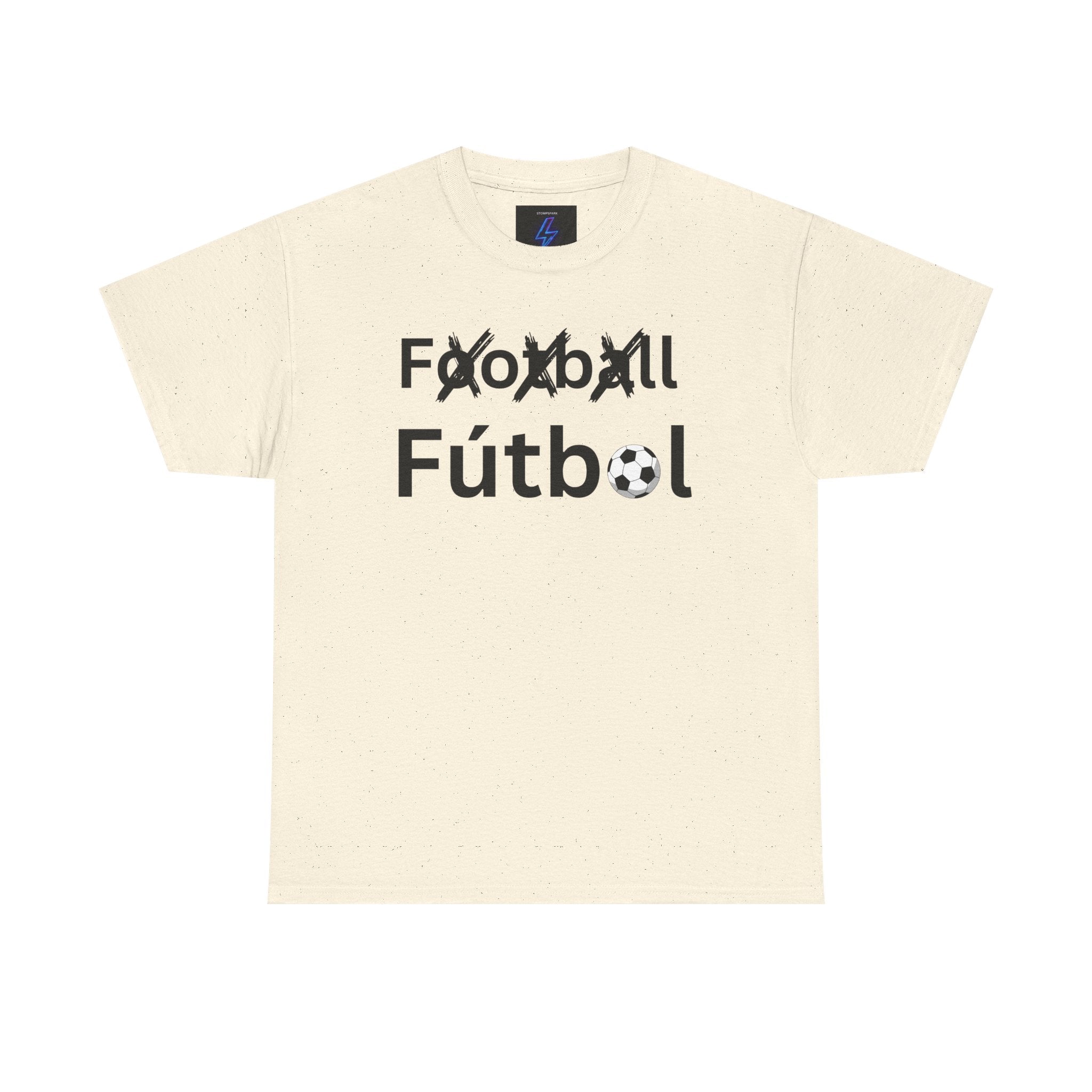 Football Futbol Tee | Soccer Text Graphic, Bilingual Soccer Shirt
