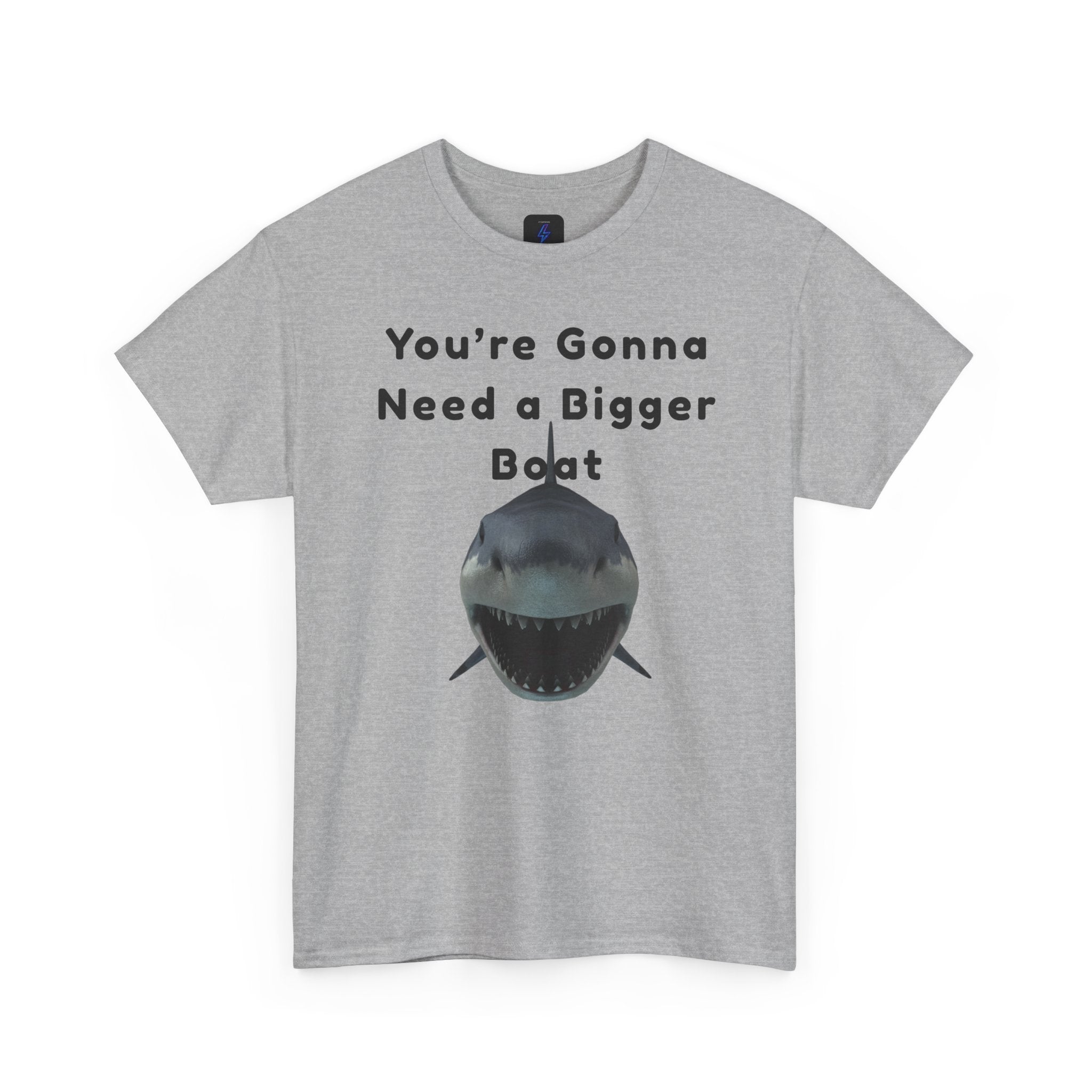 Shark Graphic Tee — "You're Gonna Need a Bigger Boat" Casual T-Shirt 80's Movie Qoutes