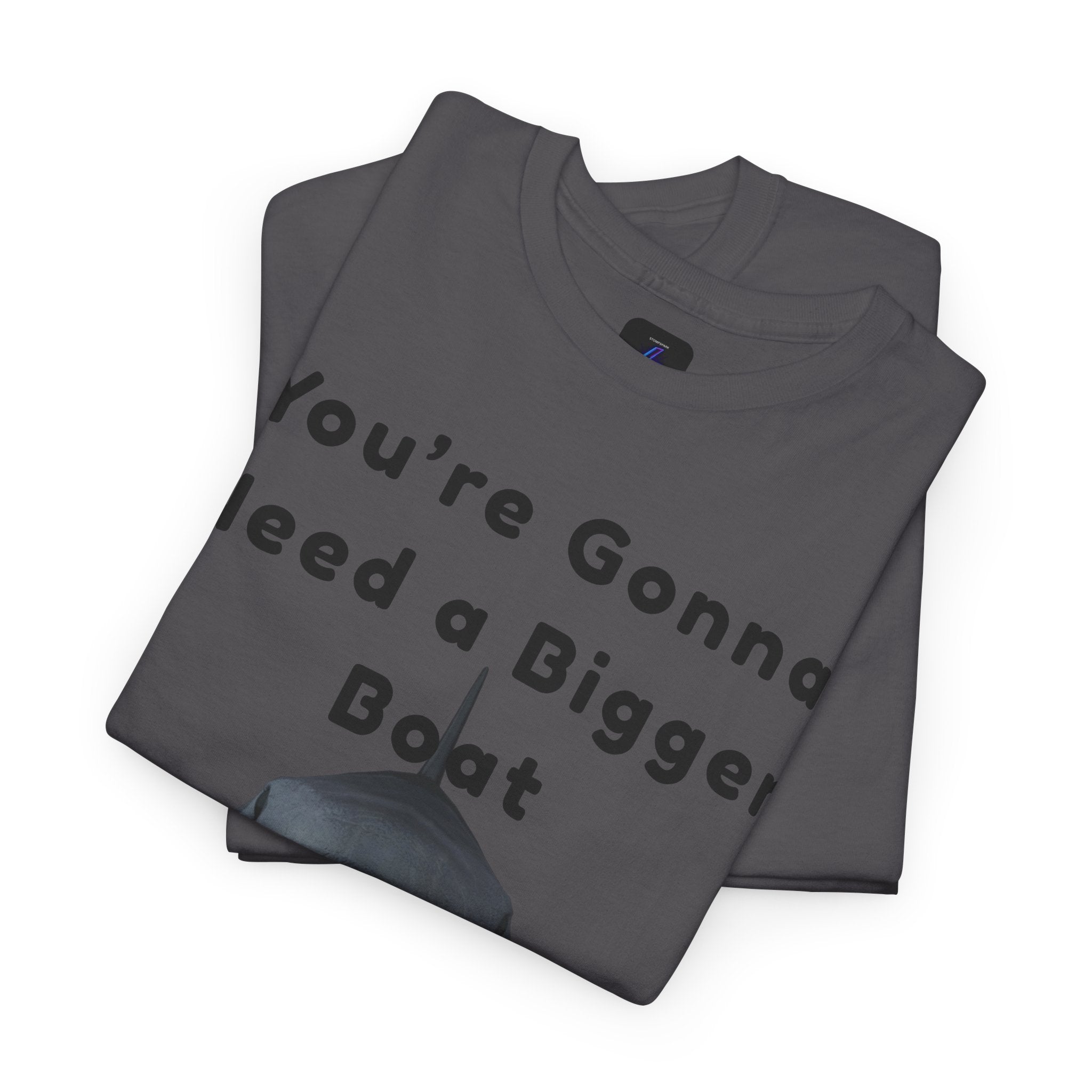 Shark Graphic Tee — "You're Gonna Need a Bigger Boat" Casual T-Shirt 80's Movie Qoutes
