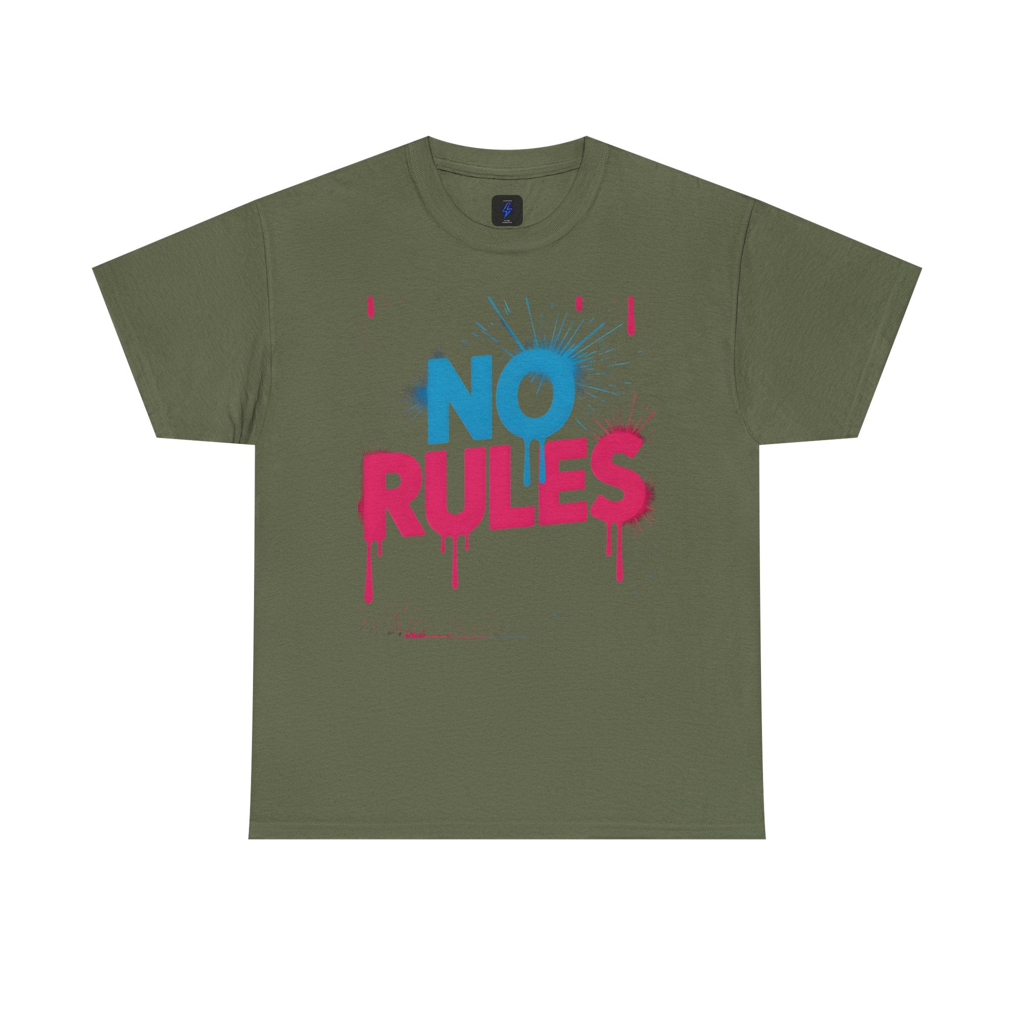 "No Rules" 80's Inspired Rebel Culture Tee