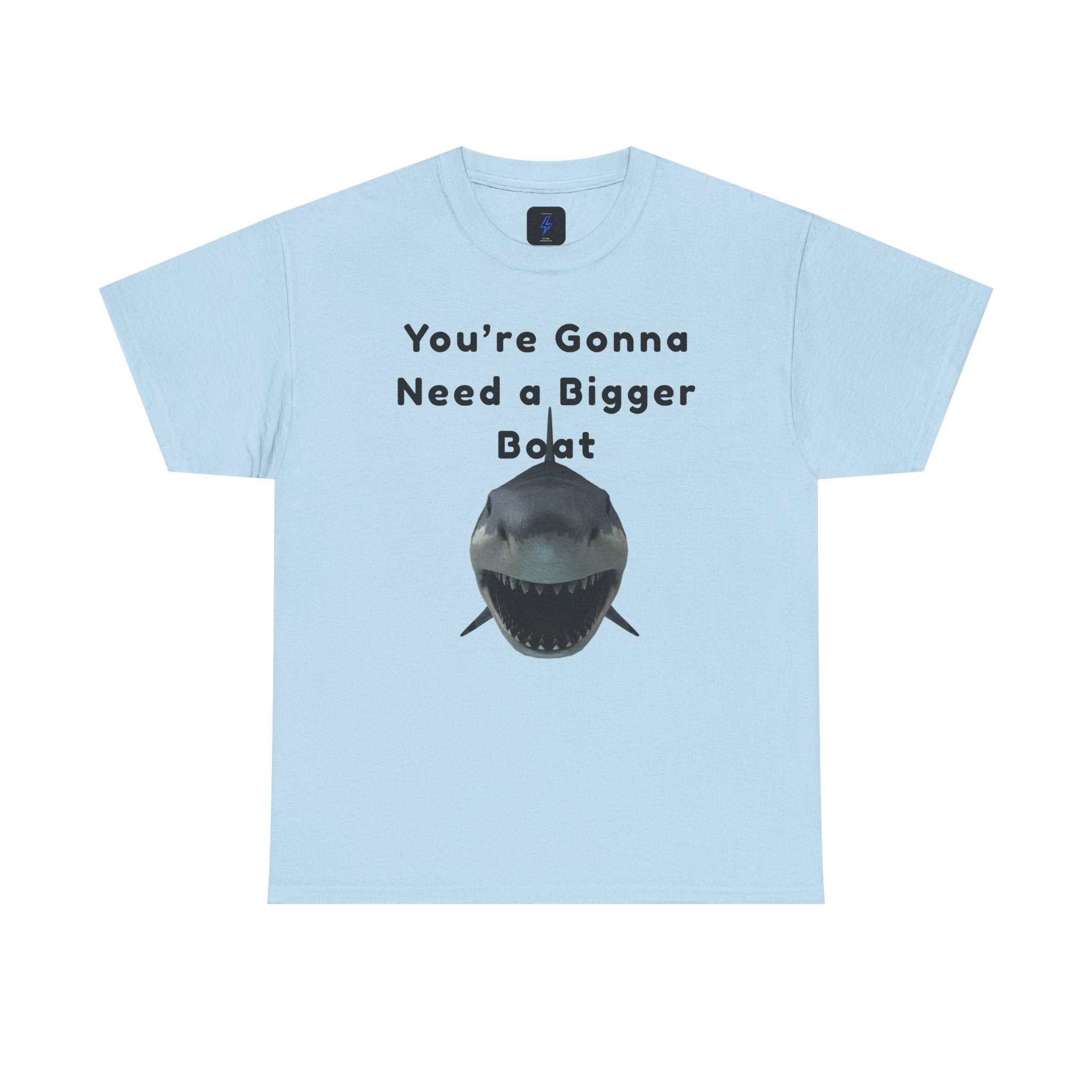 Shark Graphic Tee — "You're Gonna Need a Bigger Boat" Casual T-Shirt 80's Movie Qoutes