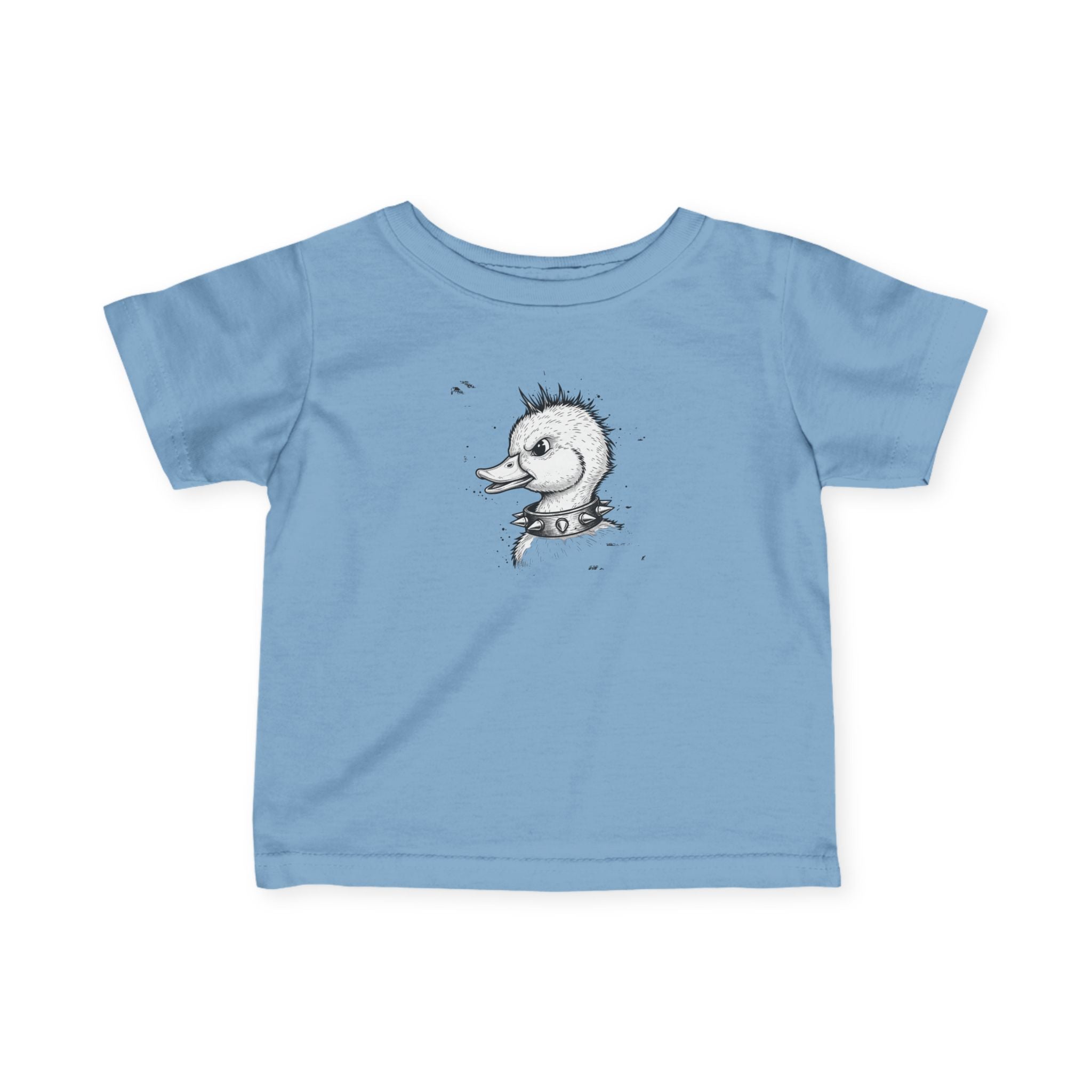 Infant Tee — Cute 80s Punk Duck Sketch Baby T‑Shirt