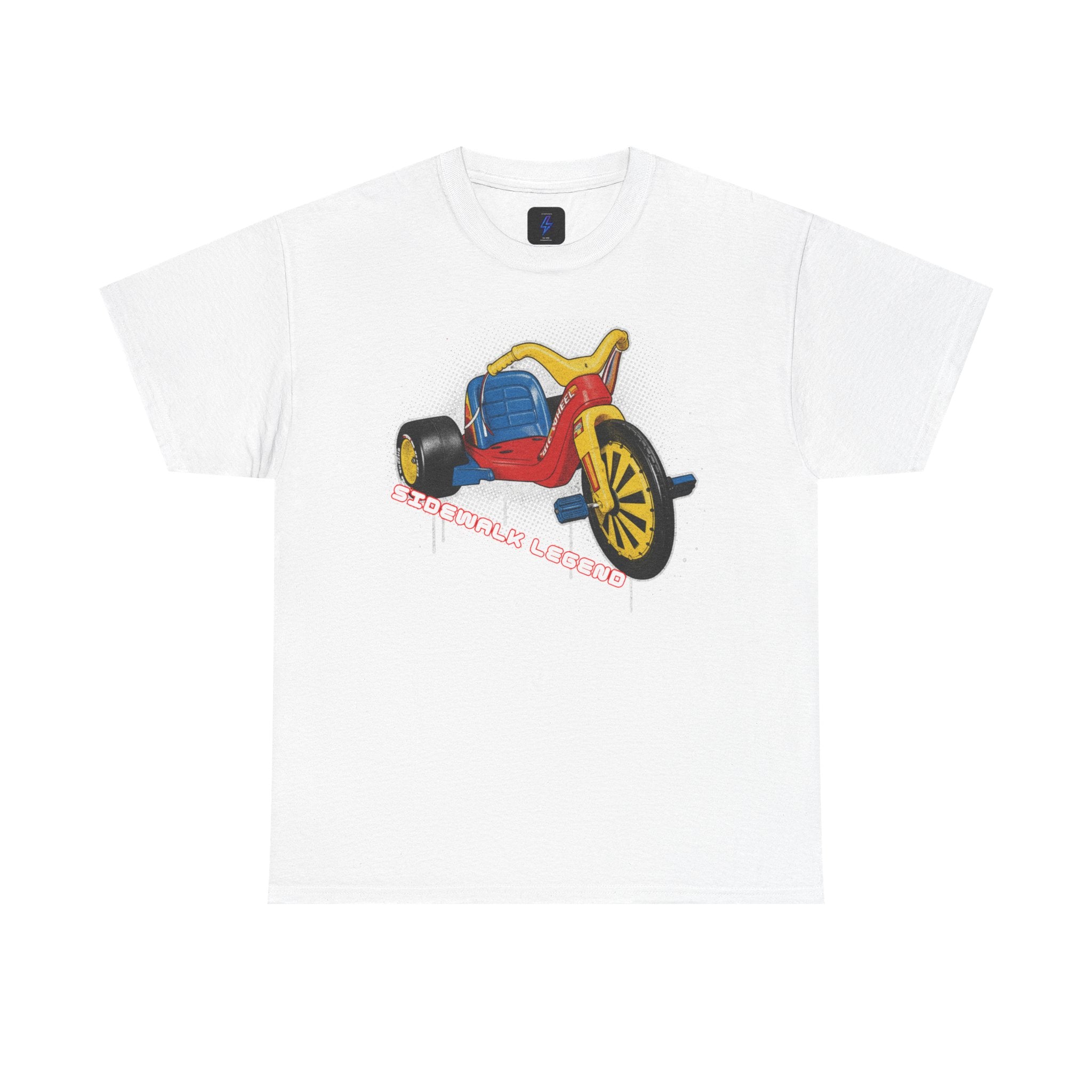 80's Tricycle Ride Graphic Tee — Retro Trike Illustration Shirt - Sidewalk Legend