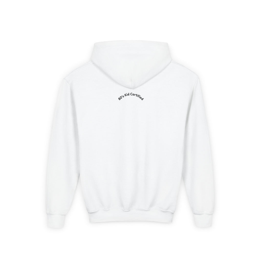 Drift King Youth Hoodie - Go-Kart Racing Graphic Sweatshirt 80s Fashion Design