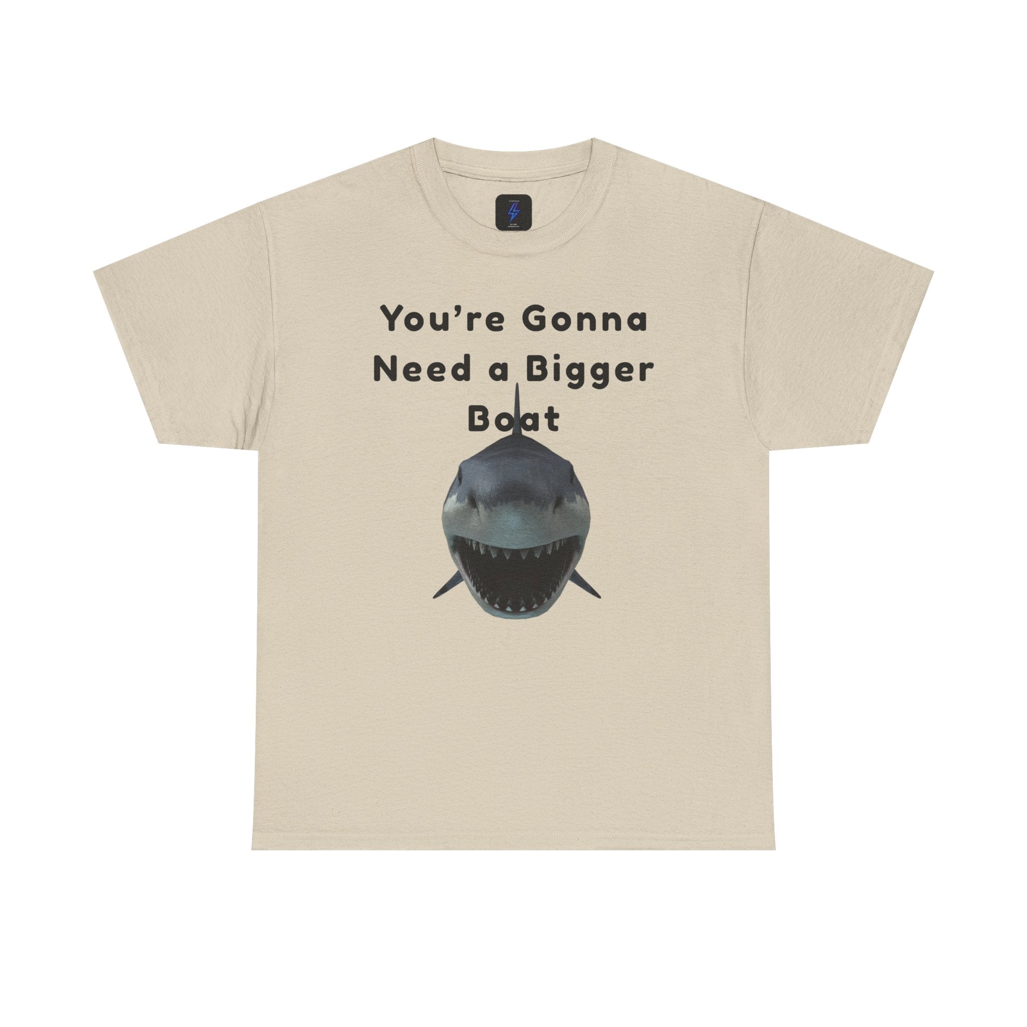 Shark Graphic Tee — "You're Gonna Need a Bigger Boat" Casual T-Shirt 80's Movie Qoutes
