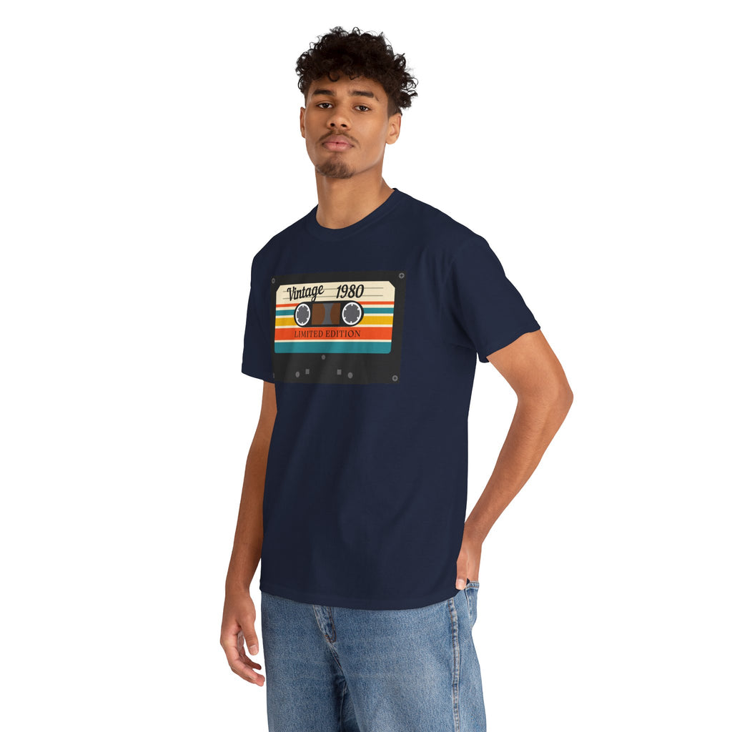 Vintage 1980 Cassette Tape T-Shirt