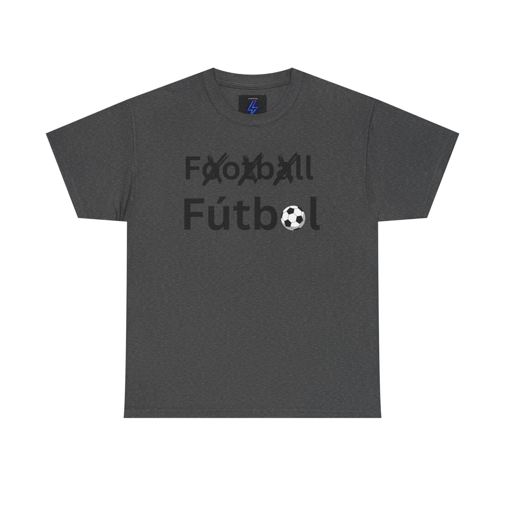 Football Futbol Tee | Soccer Text Graphic, Bilingual Soccer Shirt