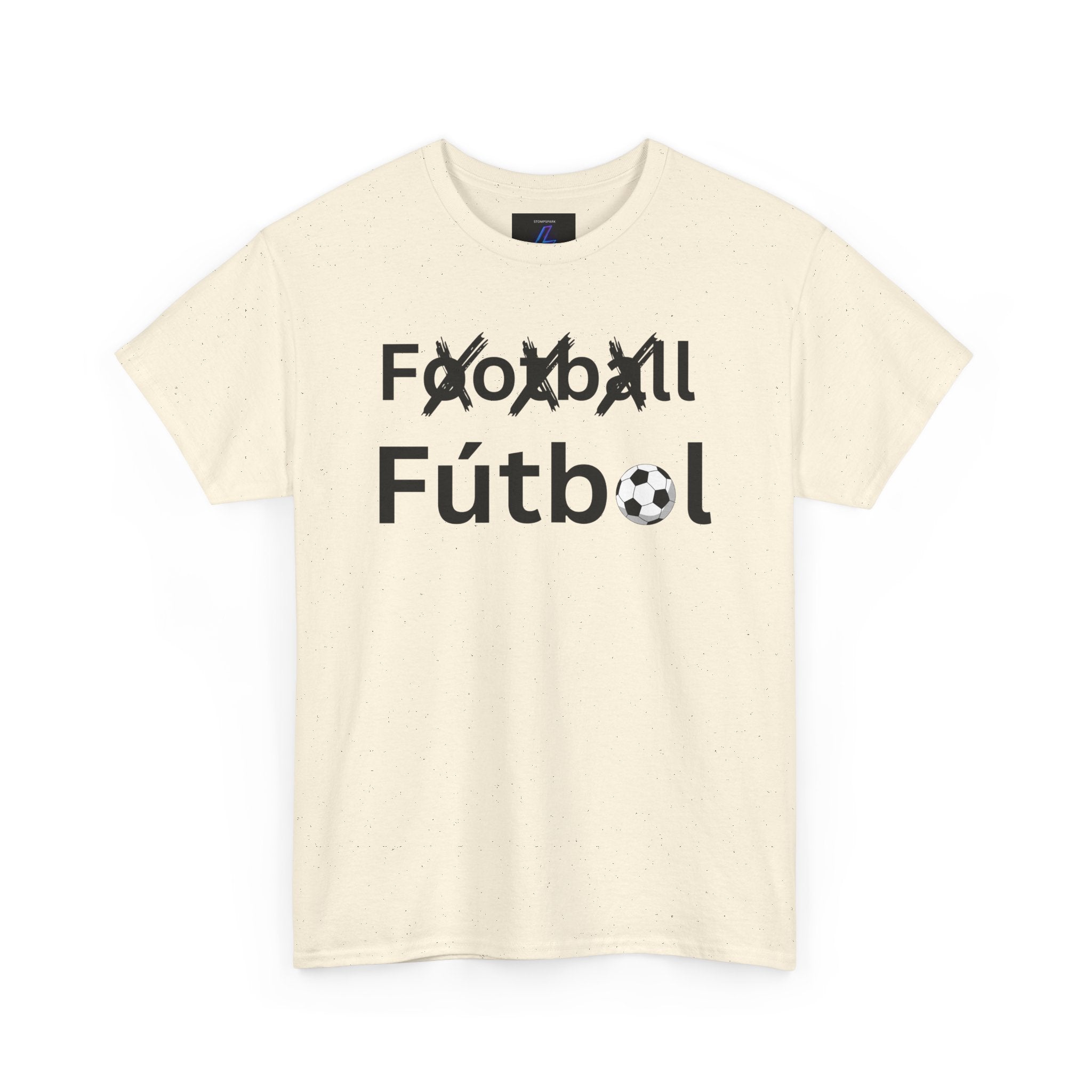 Football Futbol Tee | Soccer Text Graphic, Bilingual Soccer Shirt