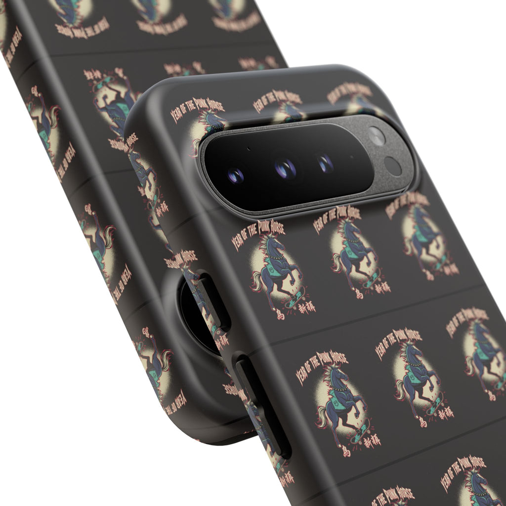 Year of the Punk Horse T-Shirt 80s Punk Skater Graffiti Street Art Chinese New Year Horse Graphic