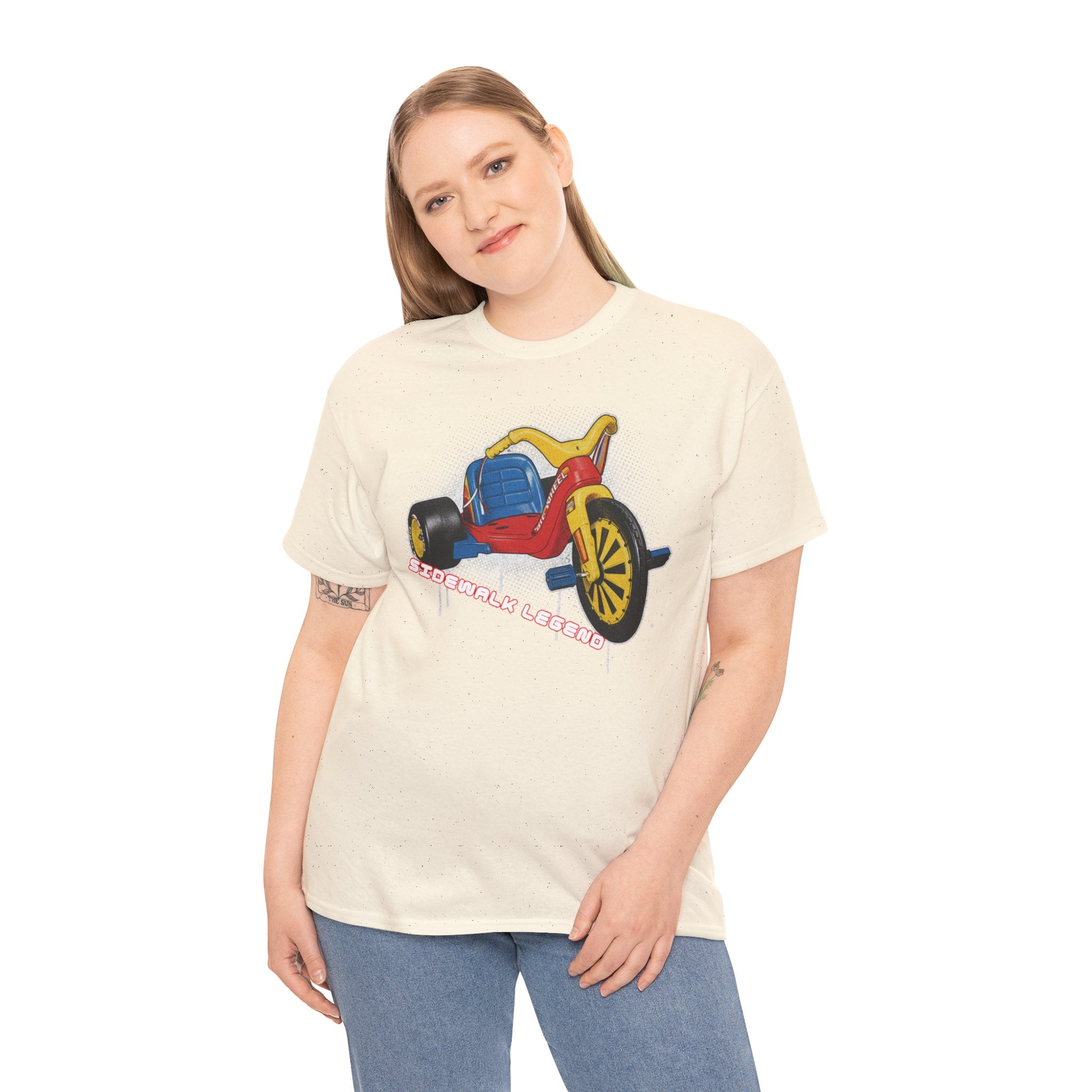 80's Tricycle Ride Graphic Tee — Retro Trike Illustration Shirt - Sidewalk Legend