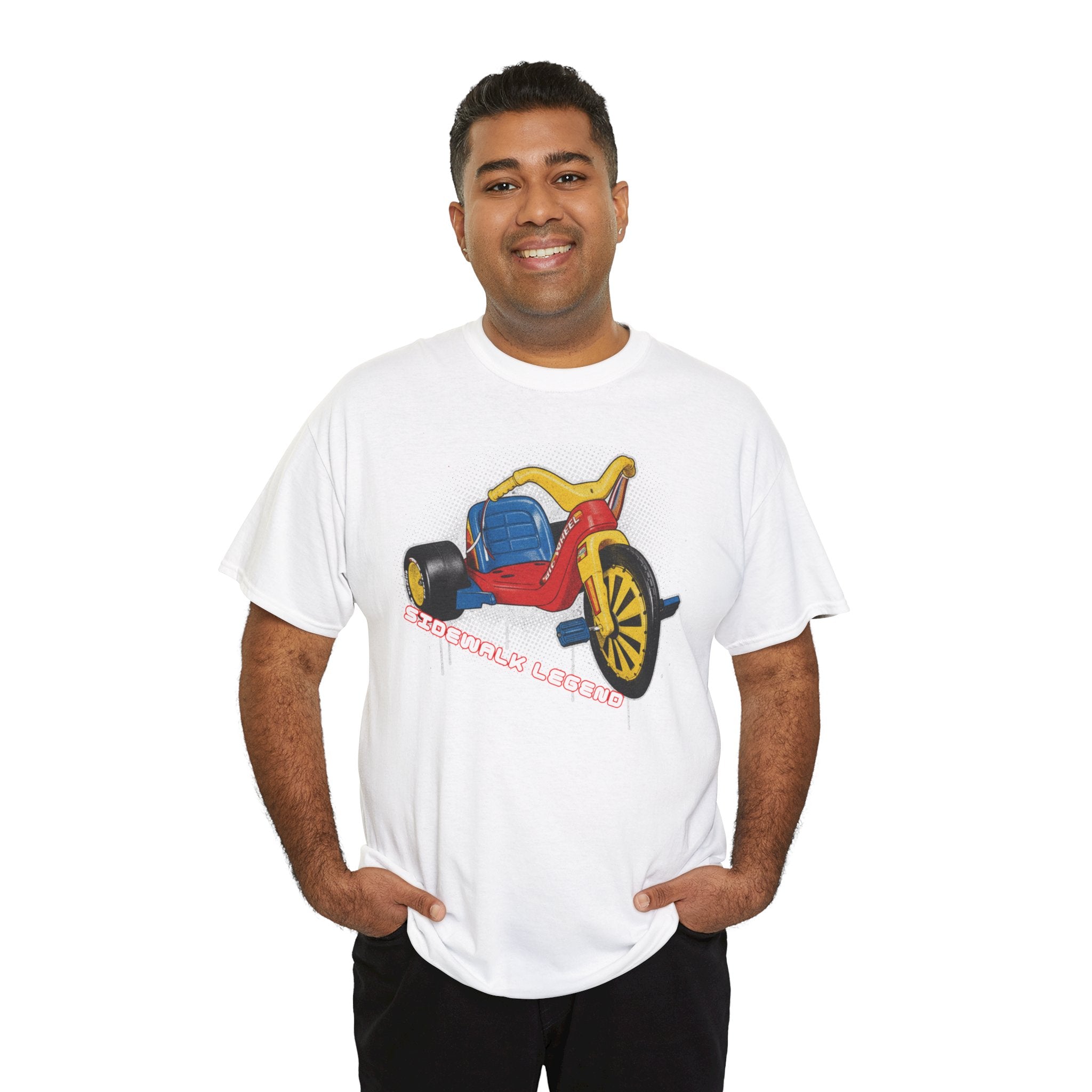 80's Tricycle Ride Graphic Tee — Retro Trike Illustration Shirt - Sidewalk Legend