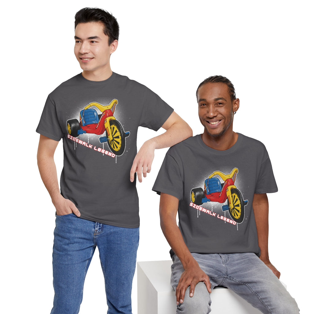 80's Tricycle Ride Graphic Tee — Retro Trike Illustration Shirt - Sidewalk Legend