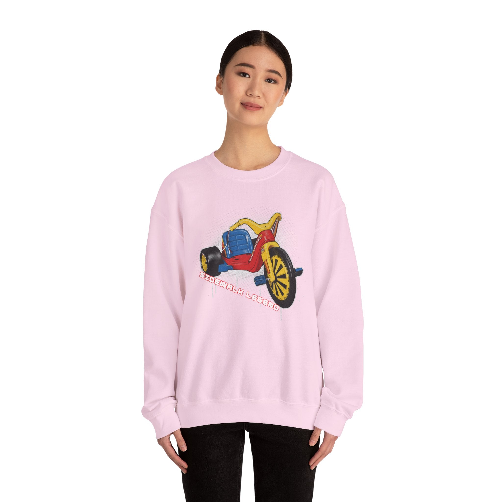 Big Wheel Tricycle Illustration Sweatshirt | Retro 80s Kid Certified
