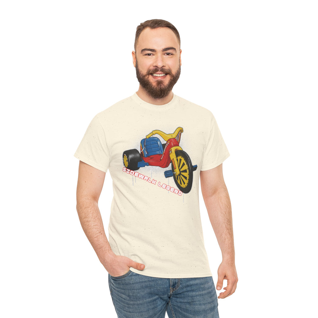 80's Tricycle Ride Graphic Tee — Retro Trike Illustration Shirt - Sidewalk Legend