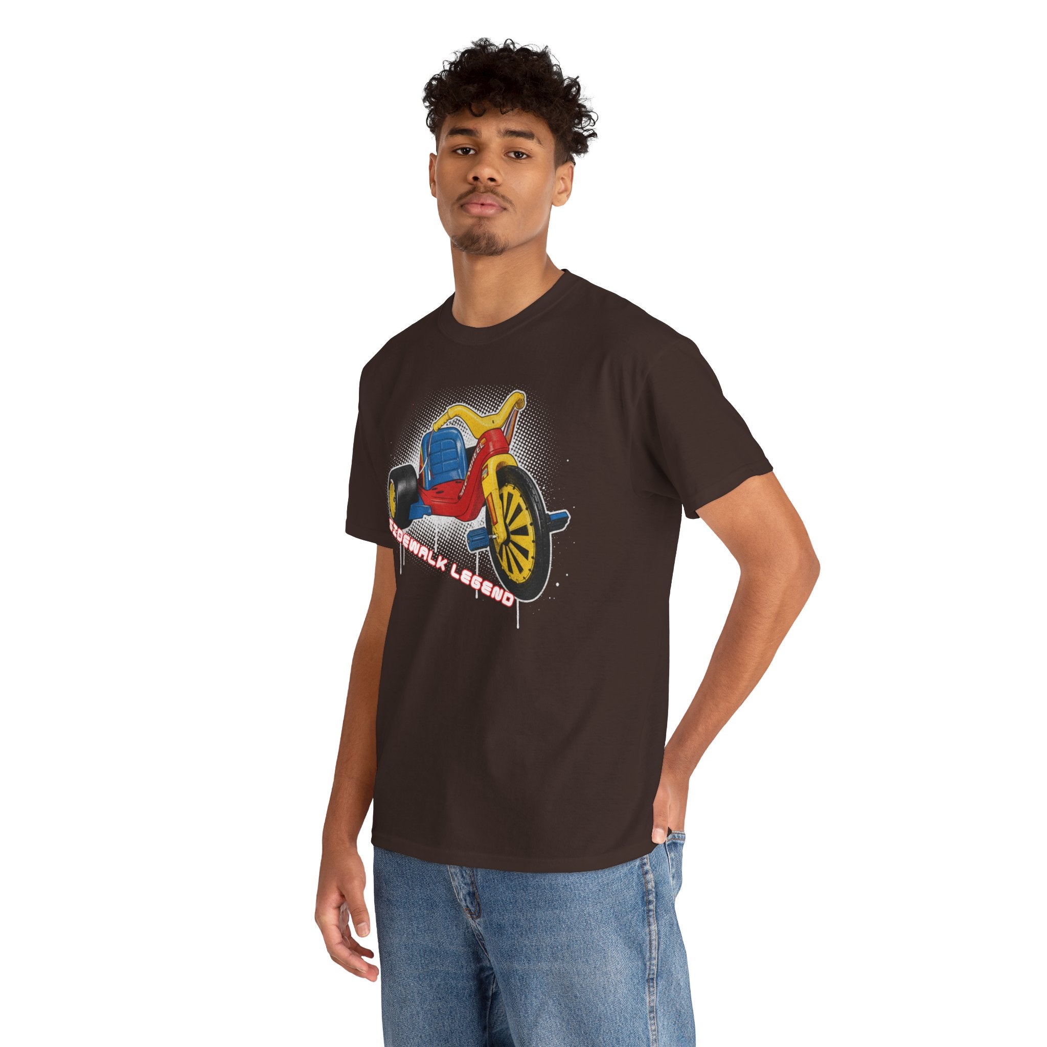 80's Tricycle Ride Graphic Tee — Retro Trike Illustration Shirt - Sidewalk Legend