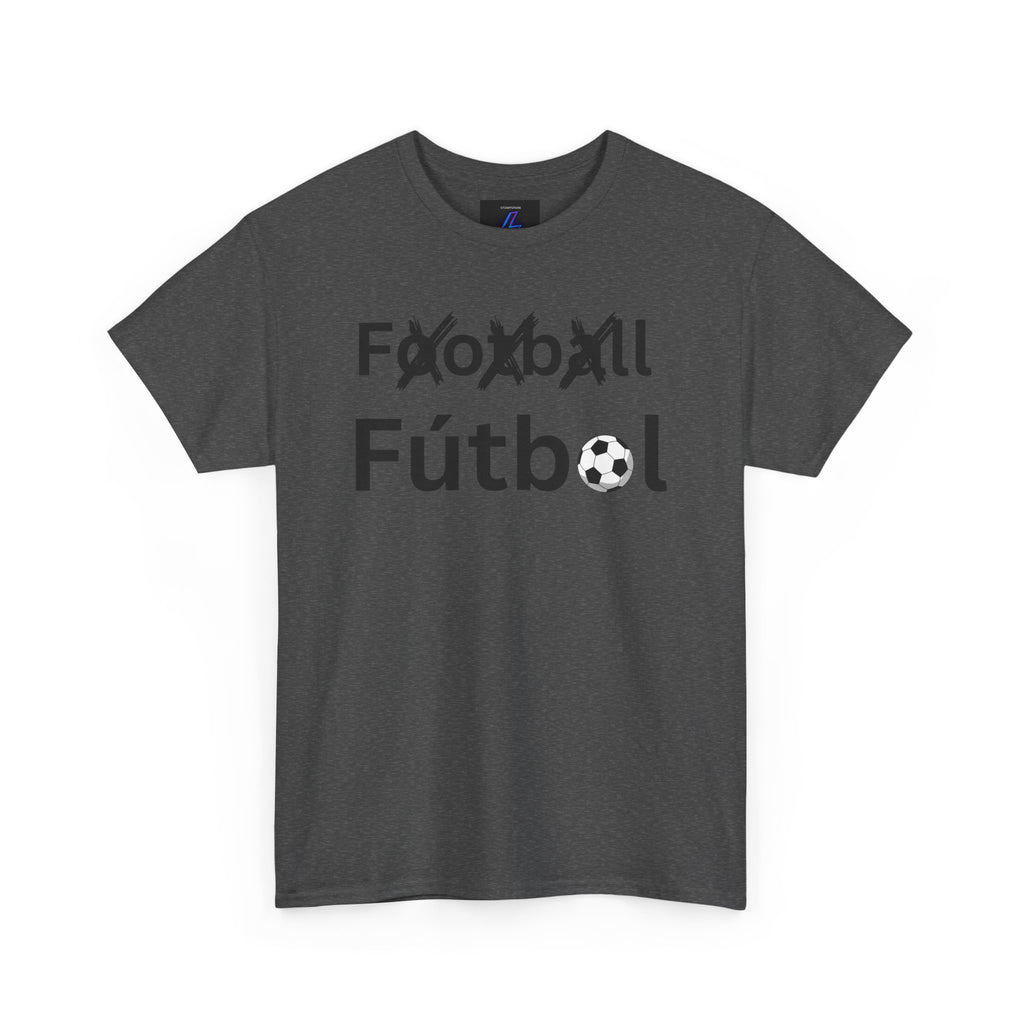 Football Futbol Tee | Soccer Text Graphic, Bilingual Soccer Shirt
