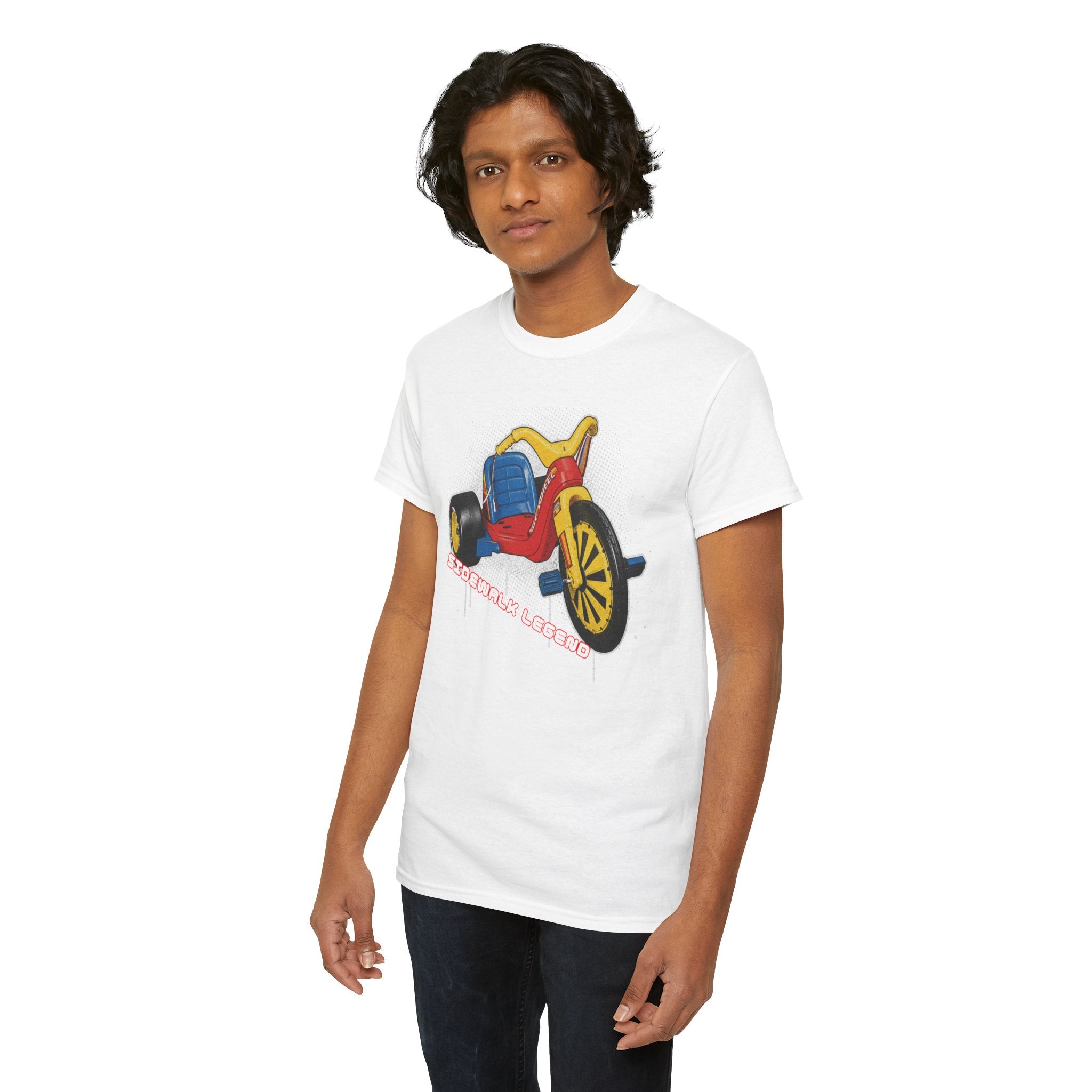 80's Tricycle Ride Graphic Tee — Retro Trike Illustration Shirt - Sidewalk Legend