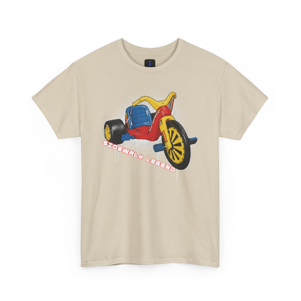 80's Tricycle Ride Graphic Tee — Retro Trike Illustration Shirt - Sidewalk Legend