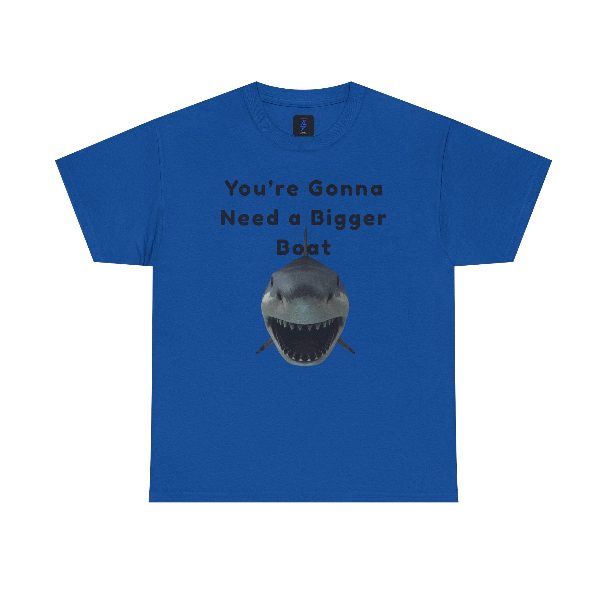 Shark Graphic Tee — "You're Gonna Need a Bigger Boat" Casual T-Shirt 80's Movie Qoutes