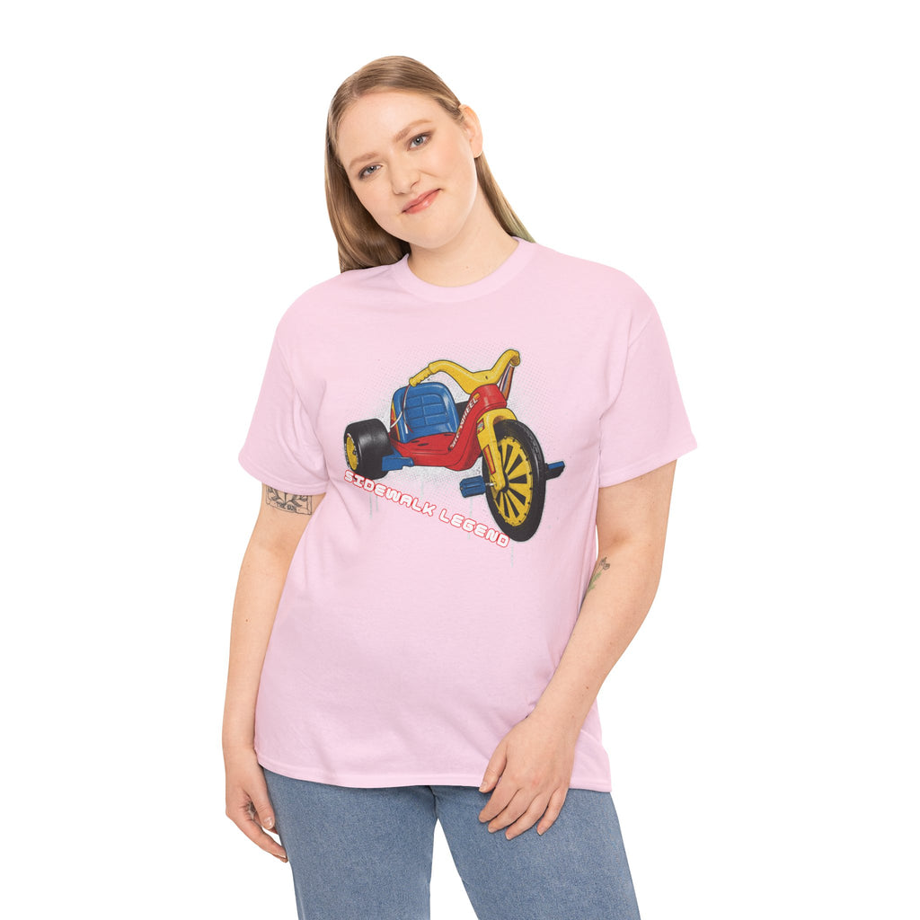 80's Tricycle Ride Graphic Tee — Retro Trike Illustration Shirt - Sidewalk Legend