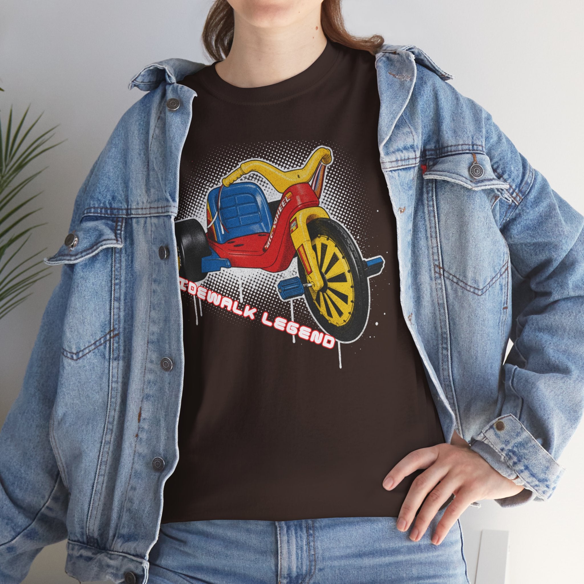 80's Tricycle Ride Graphic Tee — Retro Trike Illustration Shirt - Sidewalk Legend