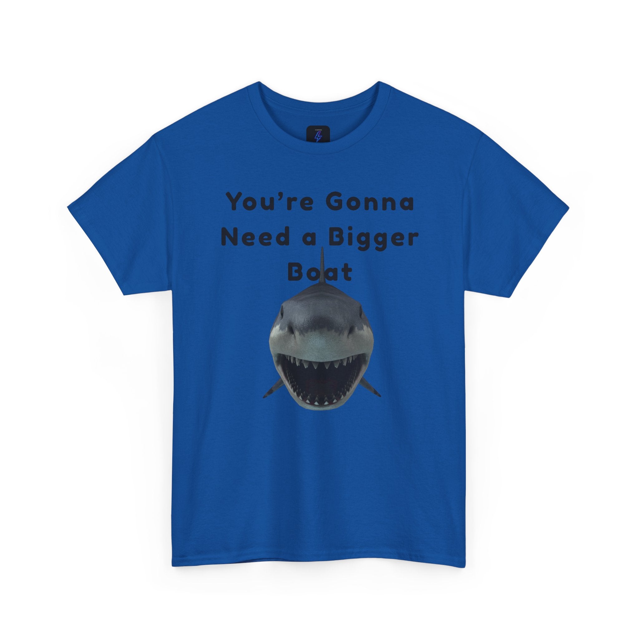 Shark Graphic Tee — "You're Gonna Need a Bigger Boat" Casual T-Shirt 80's Movie Qoutes