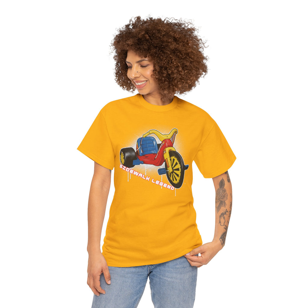 80's Tricycle Ride Graphic Tee — Retro Trike Illustration Shirt - Sidewalk Legend