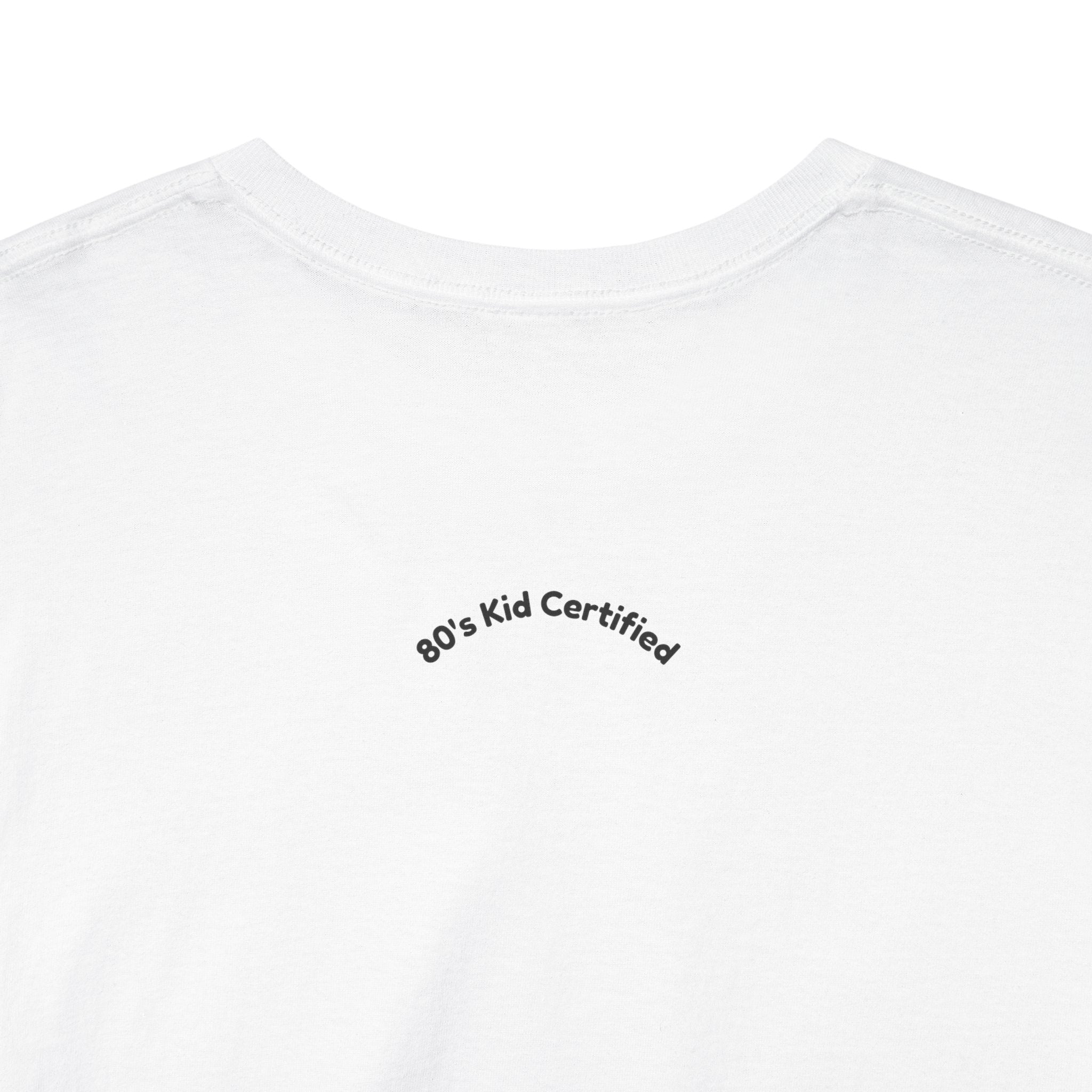 I Love the 80s T-Shirt — Retro Cassette, Rubik’s Cube & Neon Vintage Tee