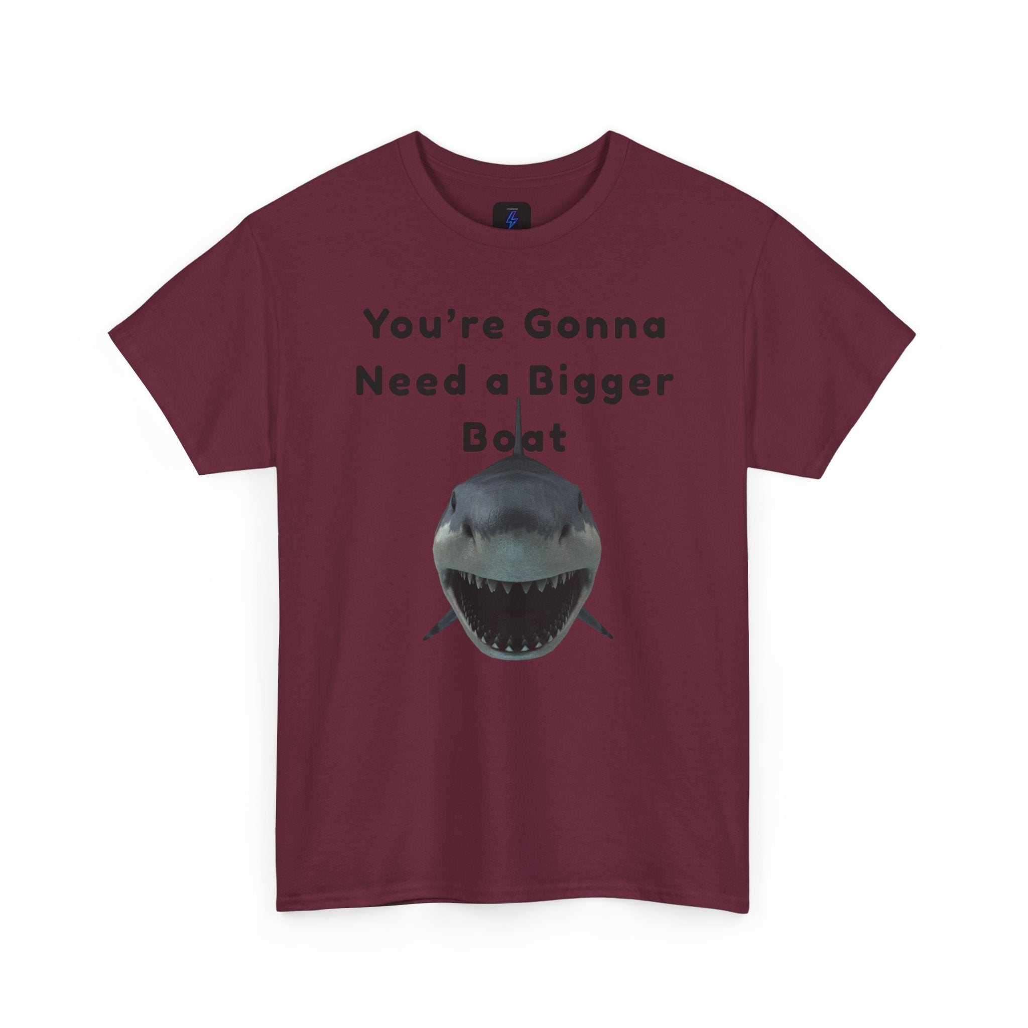 Shark Graphic Tee — "You're Gonna Need a Bigger Boat" Casual T-Shirt 80's Movie Qoutes