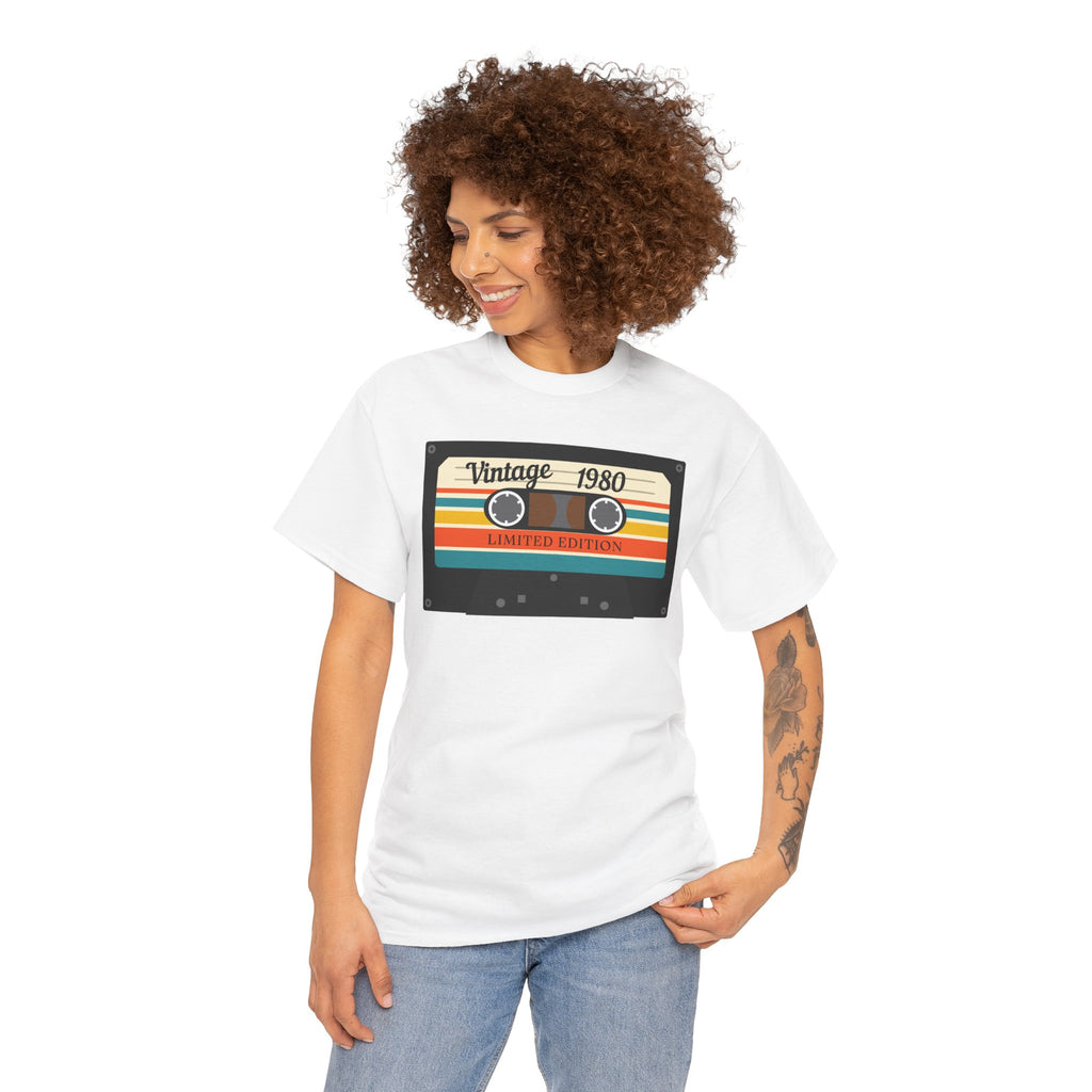 Vintage 1980 Cassette Tape T-Shirt