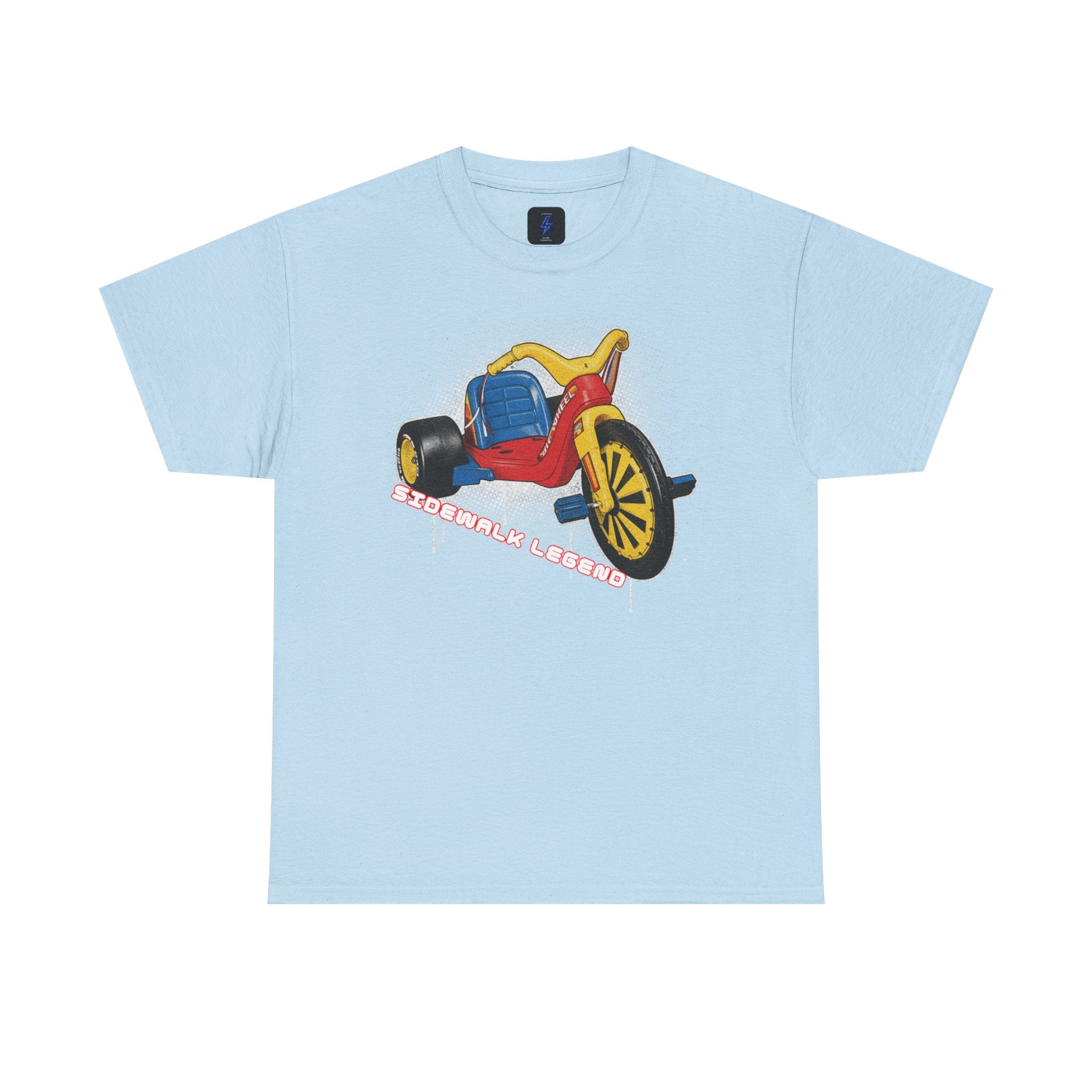 80's Tricycle Ride Graphic Tee — Retro Trike Illustration Shirt - Sidewalk Legend