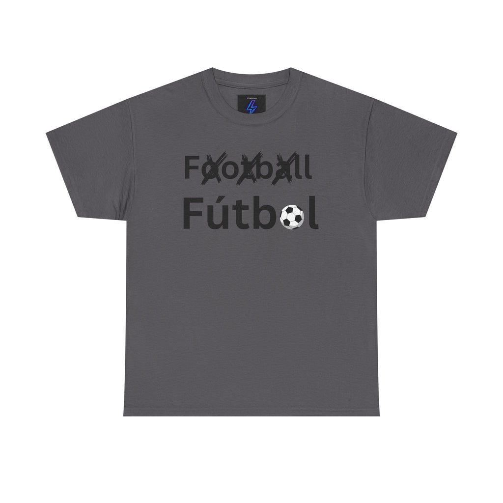 Football Futbol Tee | Soccer Text Graphic, Bilingual Soccer Shirt
