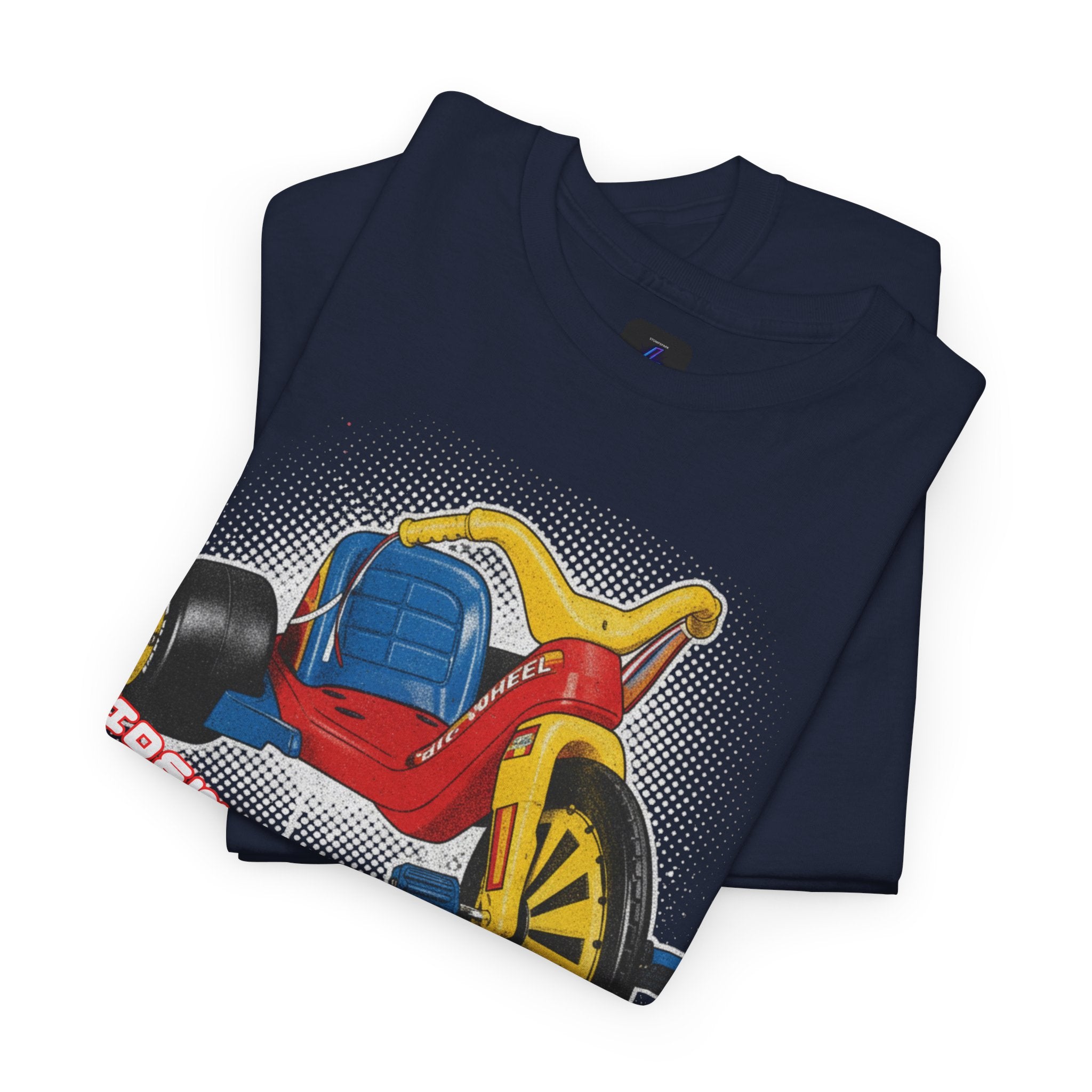80's Tricycle Ride Graphic Tee — Retro Trike Illustration Shirt - Sidewalk Legend