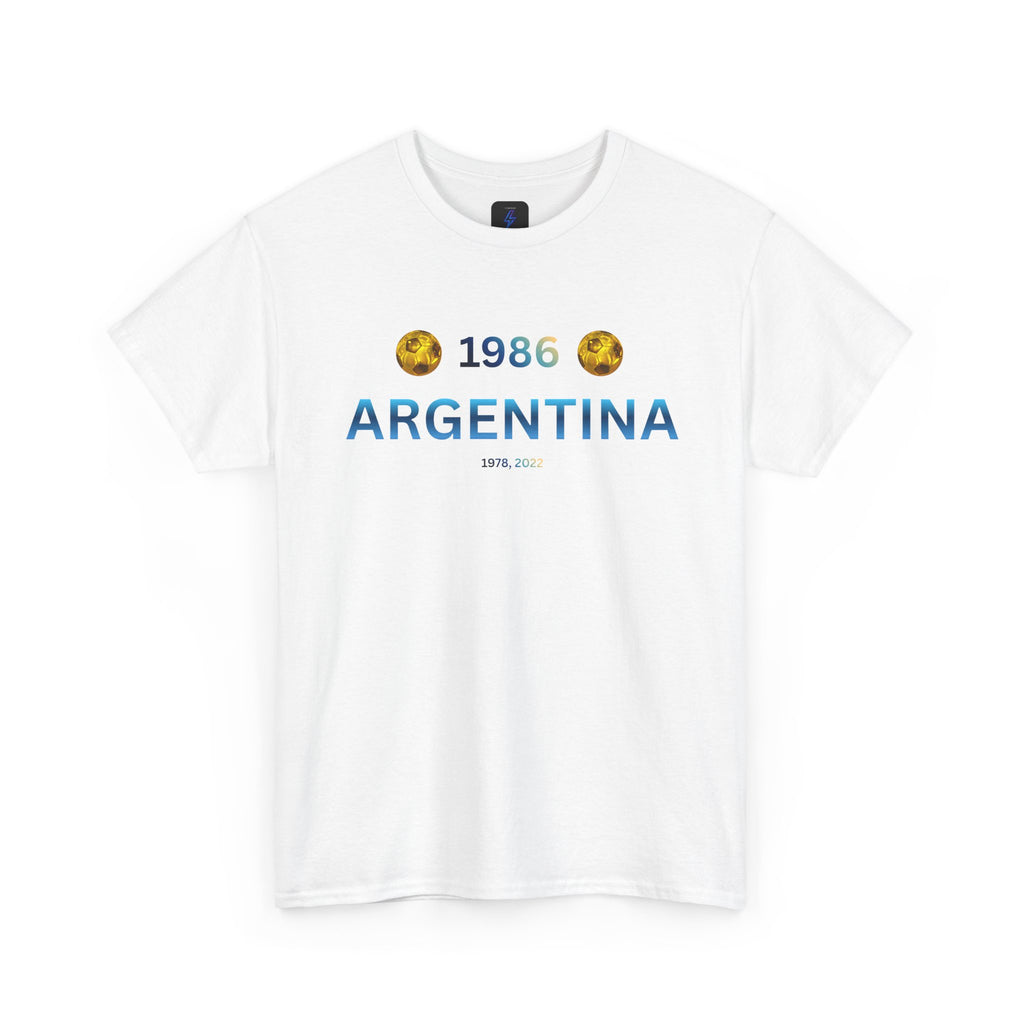 World Cup Tee - Argentina 1986, Argentina World Cup, Argentine Soccer Shirt, Albiceleste Football Shirt