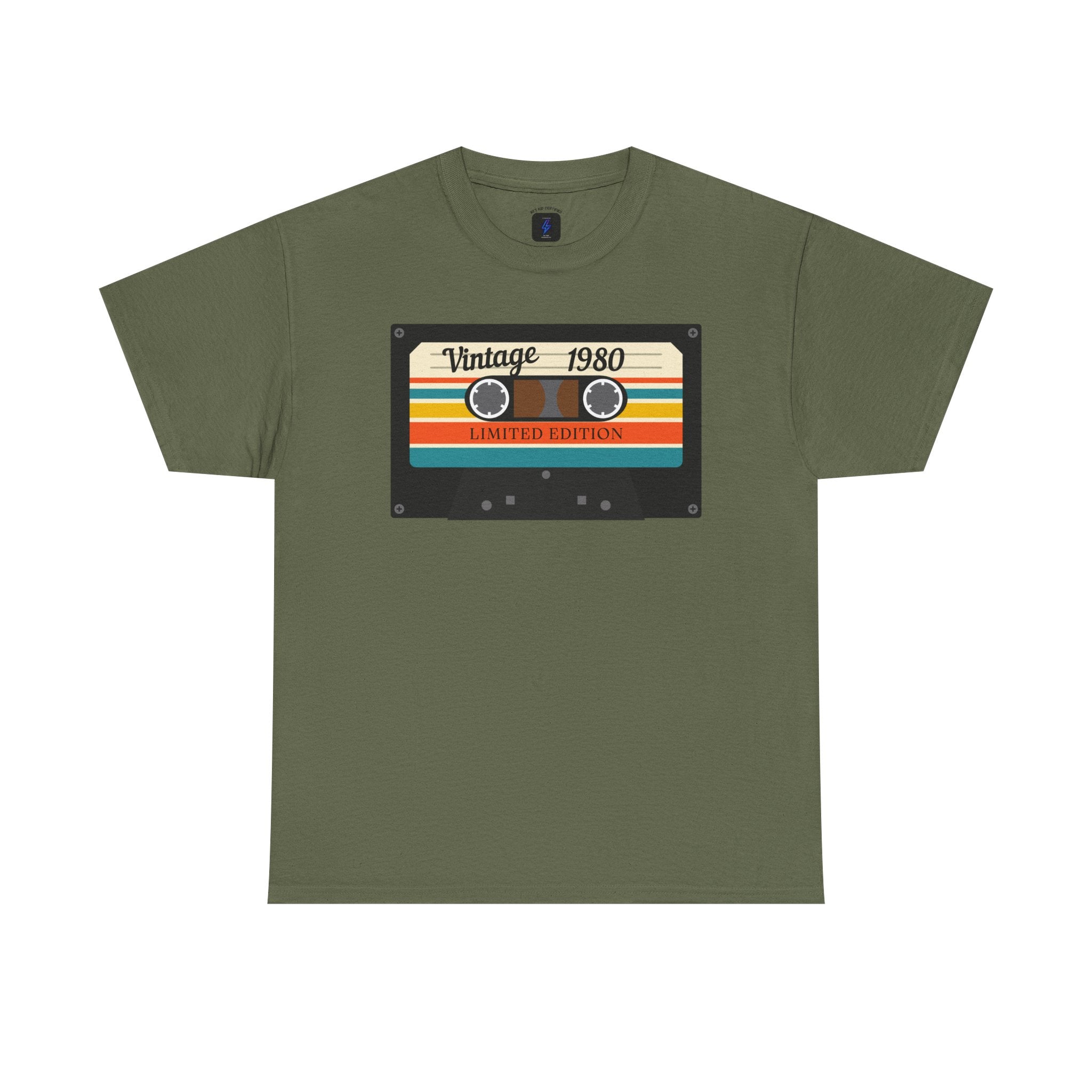 Vintage 1980 Cassette Tape T-Shirt