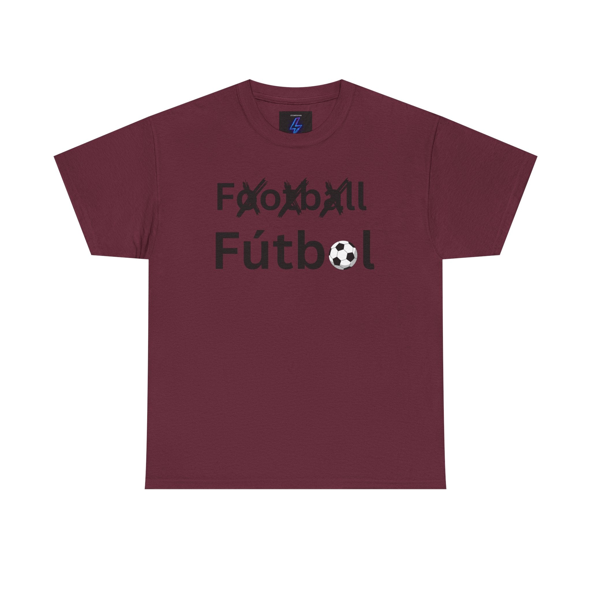 Football Futbol Tee | Soccer Text Graphic, Bilingual Soccer Shirt