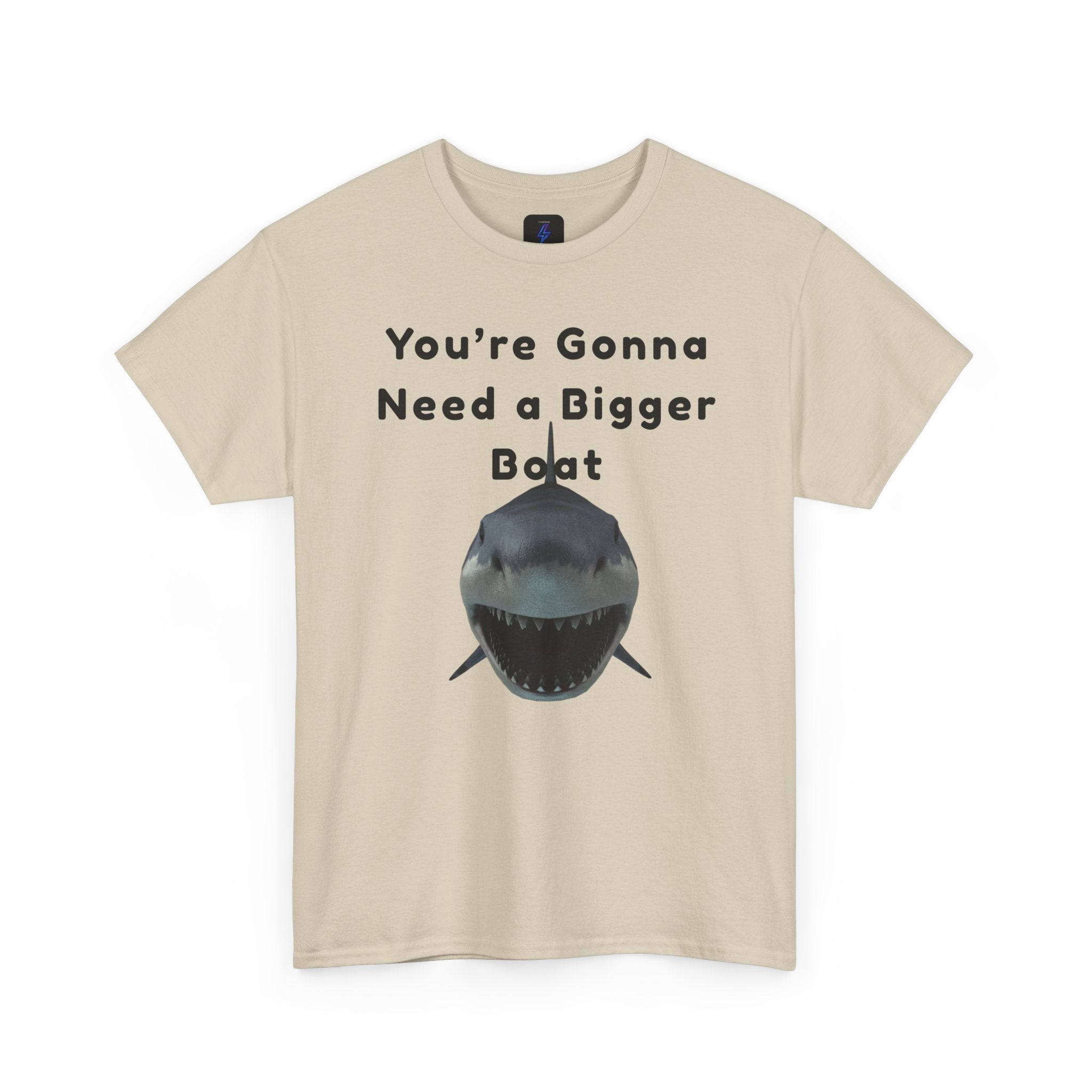 Shark Graphic Tee — "You're Gonna Need a Bigger Boat" Casual T-Shirt 80's Movie Qoutes