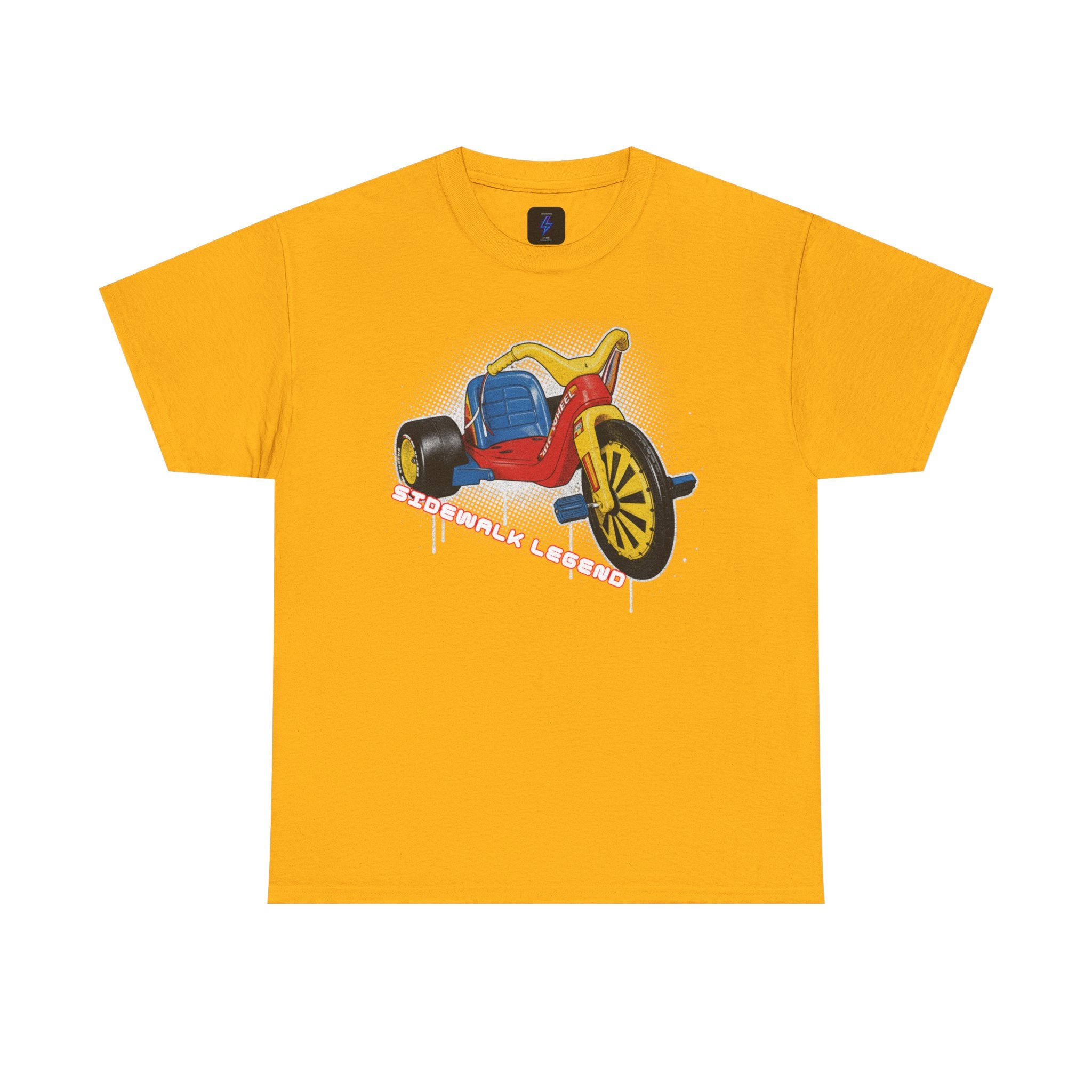 80's Tricycle Ride Graphic Tee — Retro Trike Illustration Shirt - Sidewalk Legend