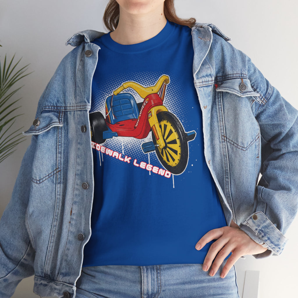 80's Tricycle Ride Graphic Tee — Retro Trike Illustration Shirt - Sidewalk Legend