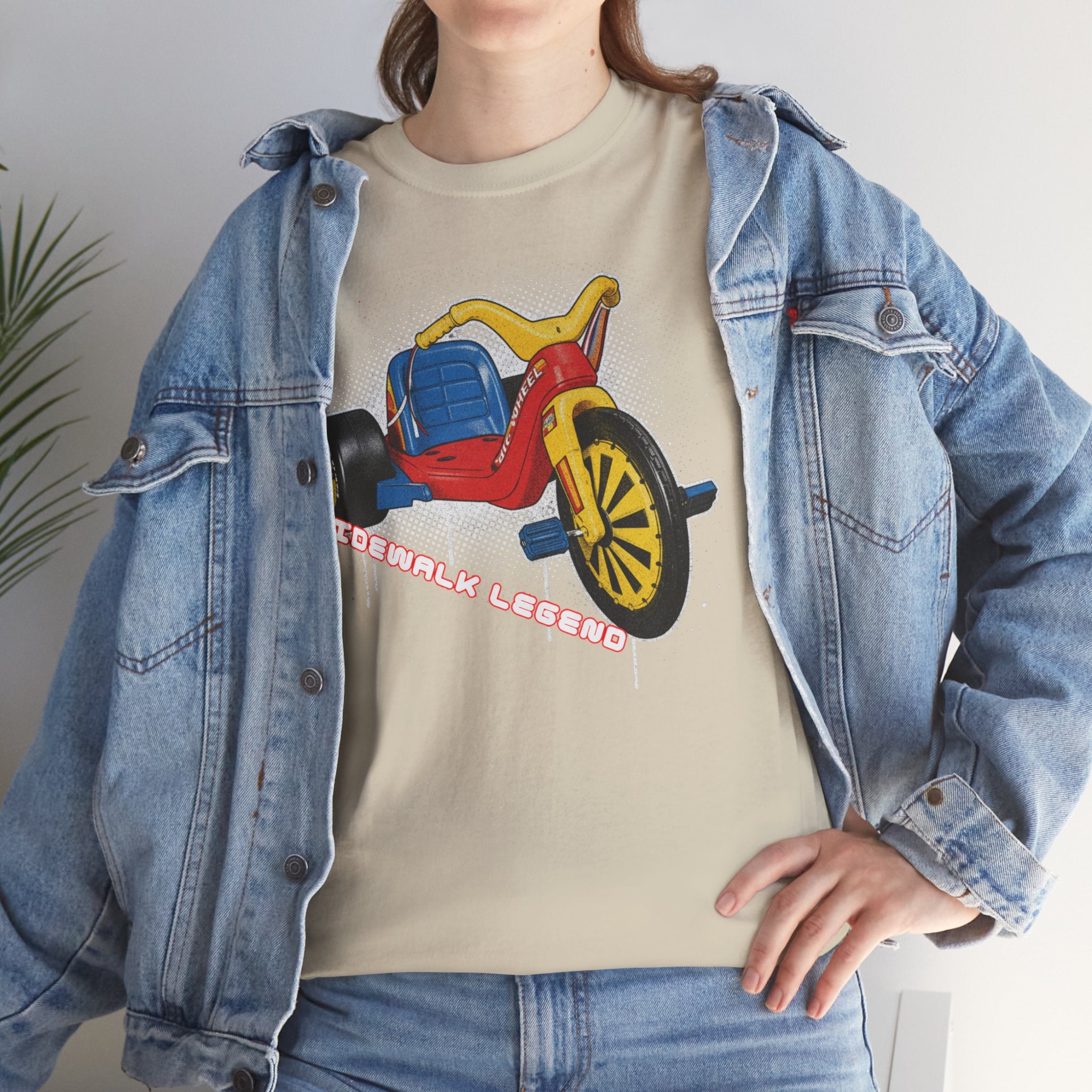 80's Tricycle Ride Graphic Tee — Retro Trike Illustration Shirt - Sidewalk Legend